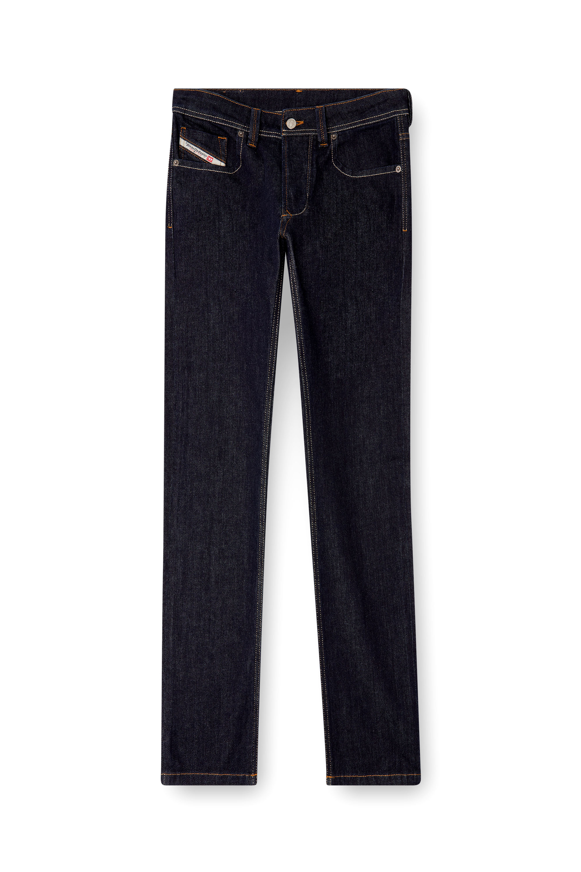 Regular Jeans 1985 Larkee 0DBEJ, Dark Blue Diesel - Man's Regular Jeans 1985 Larkee 0DBEJ, Dark Blue - 2