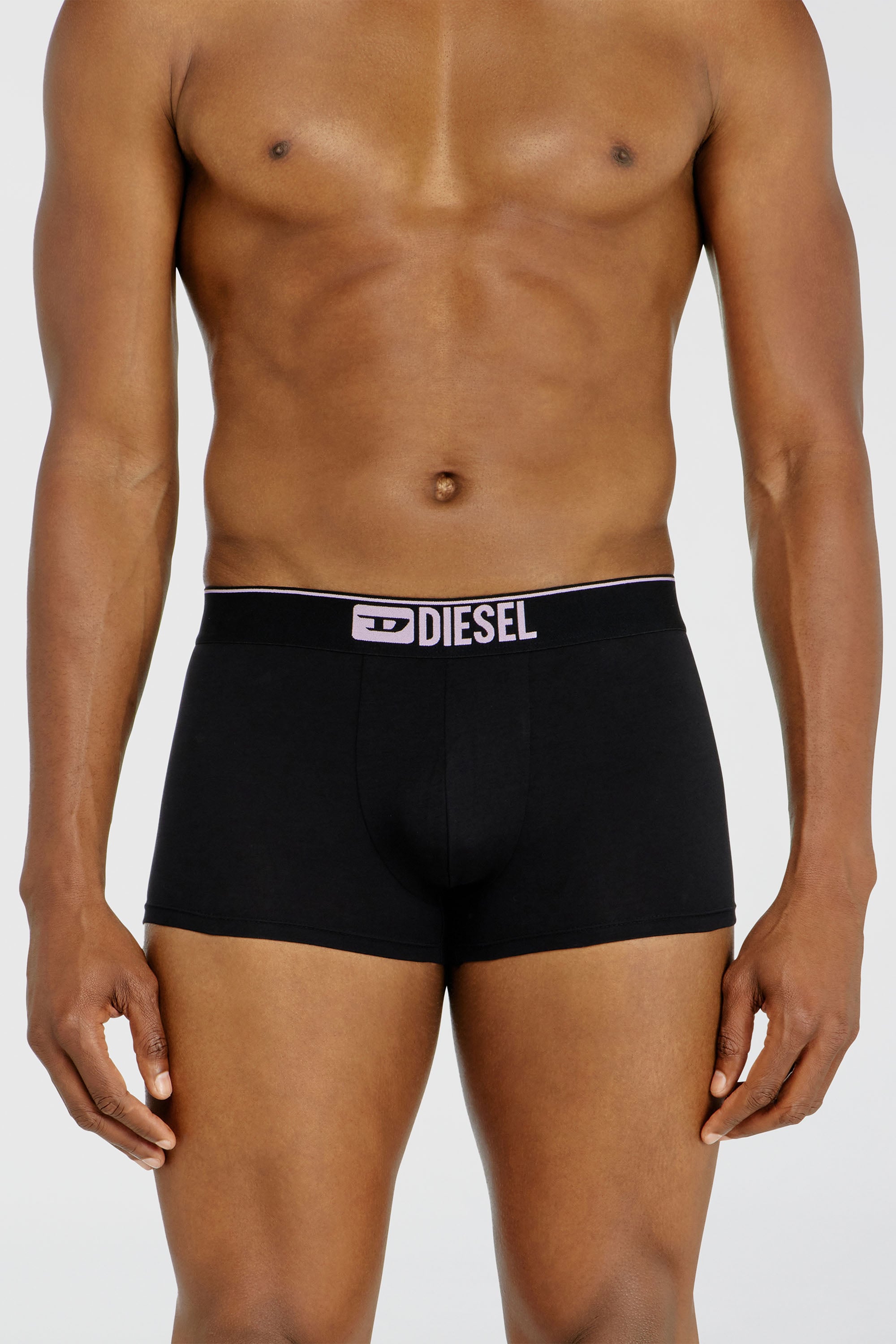Diesel - UMBX-DAMIENTHREEPACK, Male's Three-pack of plain boxer briefs in Black - 2