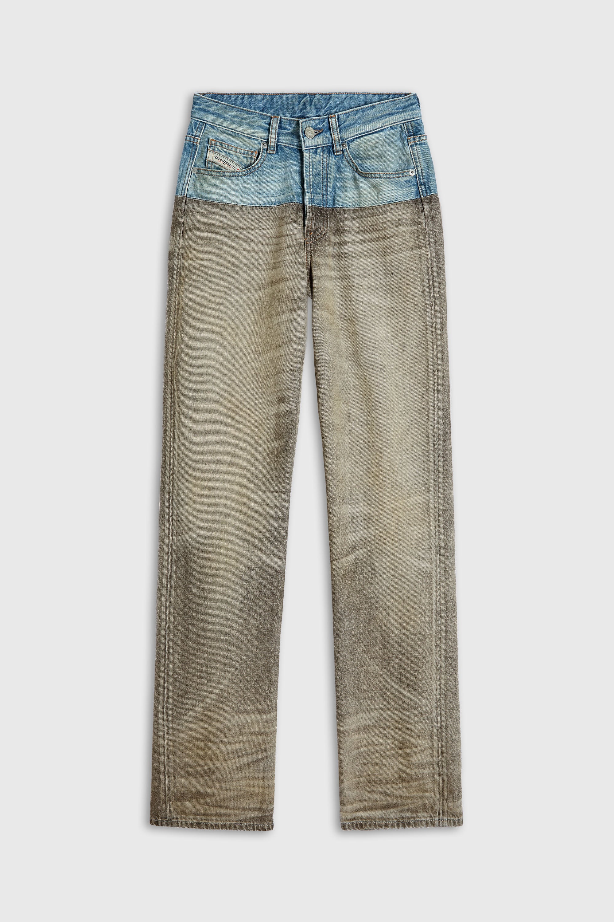 Diesel - Regular Jeans D-Sie 0ADDX Femme, Gris/Bleu - Image 2