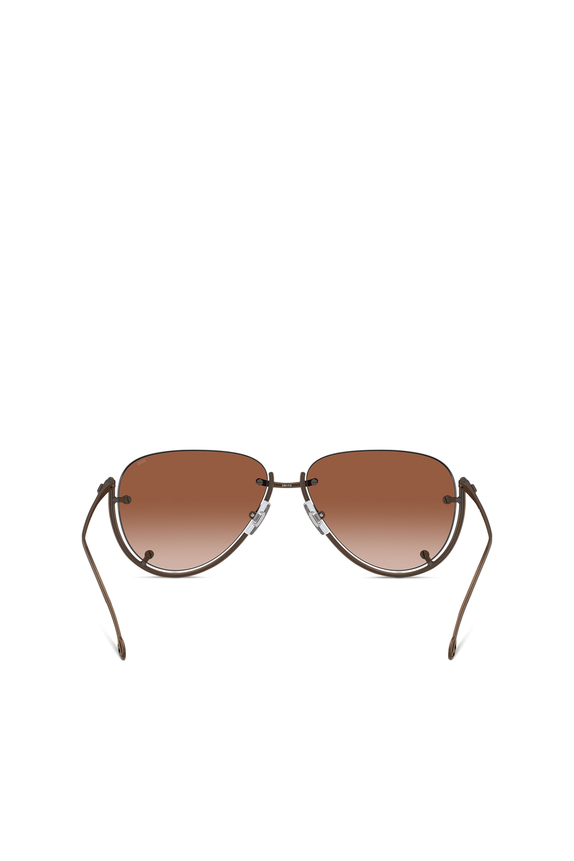Diesel - 0DL1003, Unisex's Pilot model sunglasses in Bronze - 3