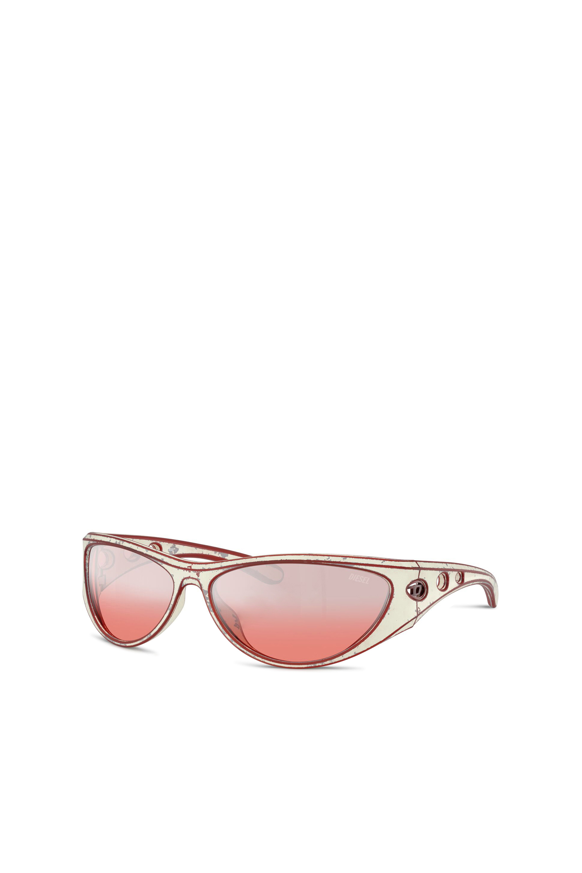 Diesel - 0DL3004U, Unisex's Cat-eye style sunglasses in Red - 1