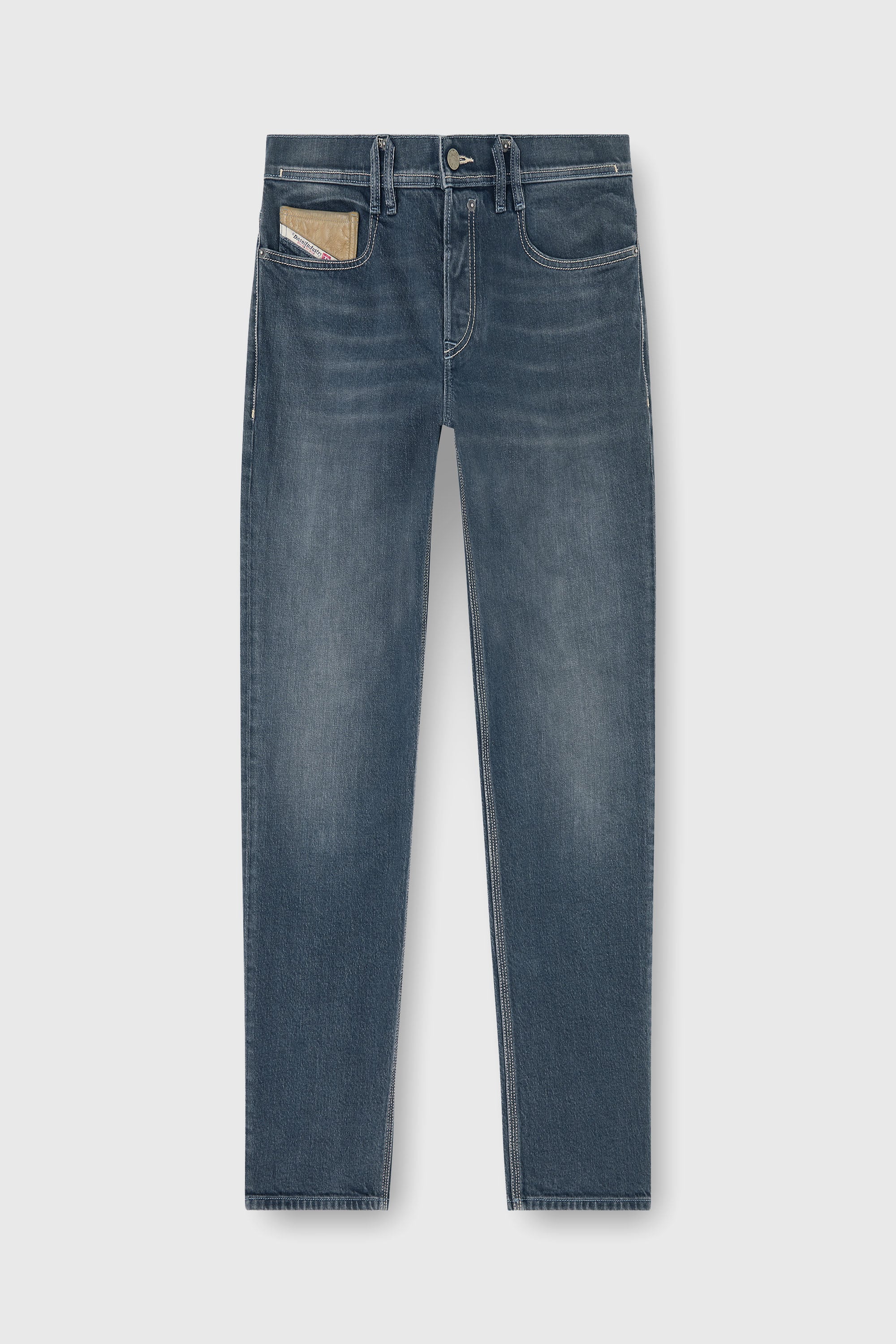 Diesel - Regular Jeans 2023 D-Finitive 007GQ Hombre, Azul medio - 2