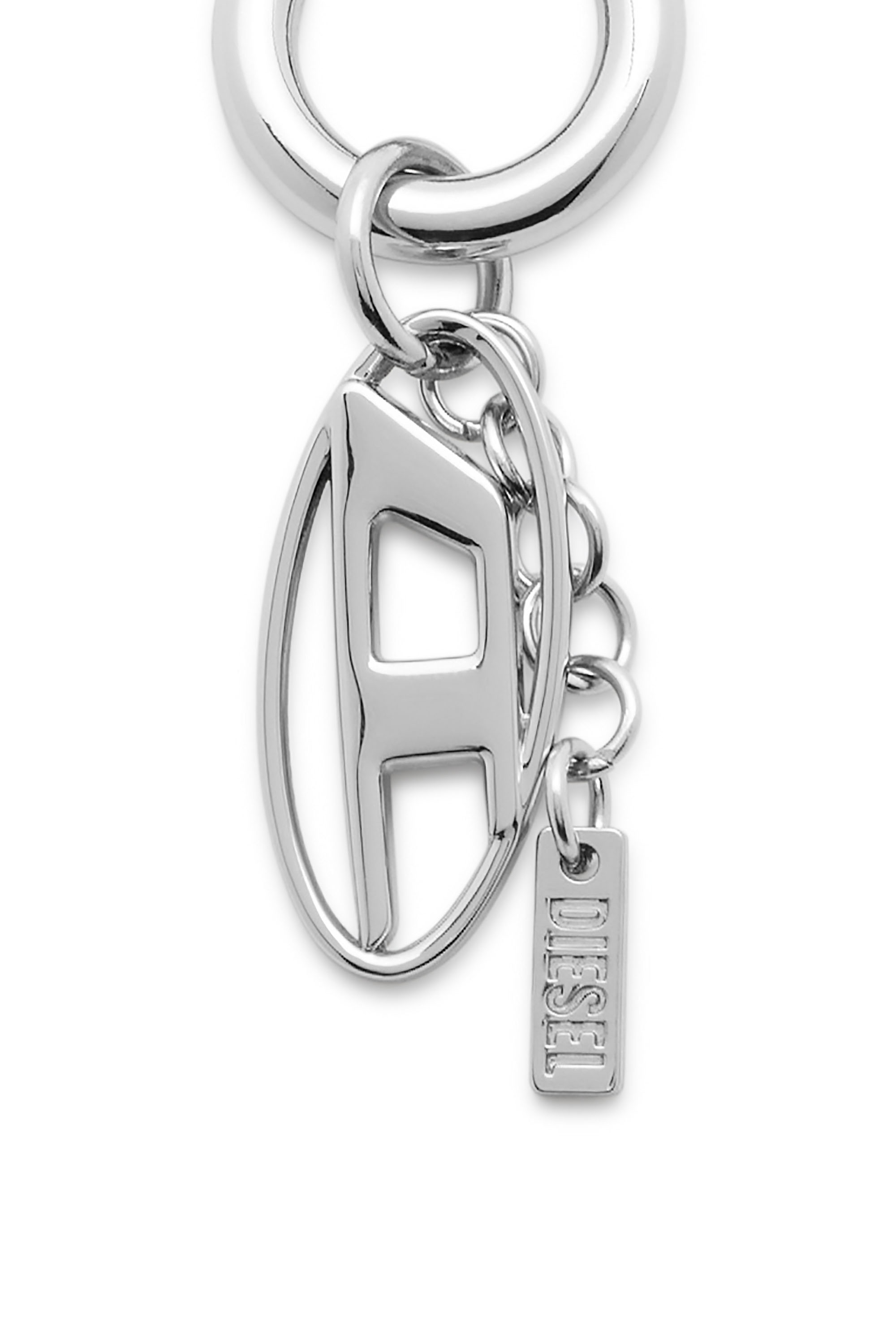 Diesel - CHARM-OVAL D, Unisex's Charm with Oval D charm in Silver - 3