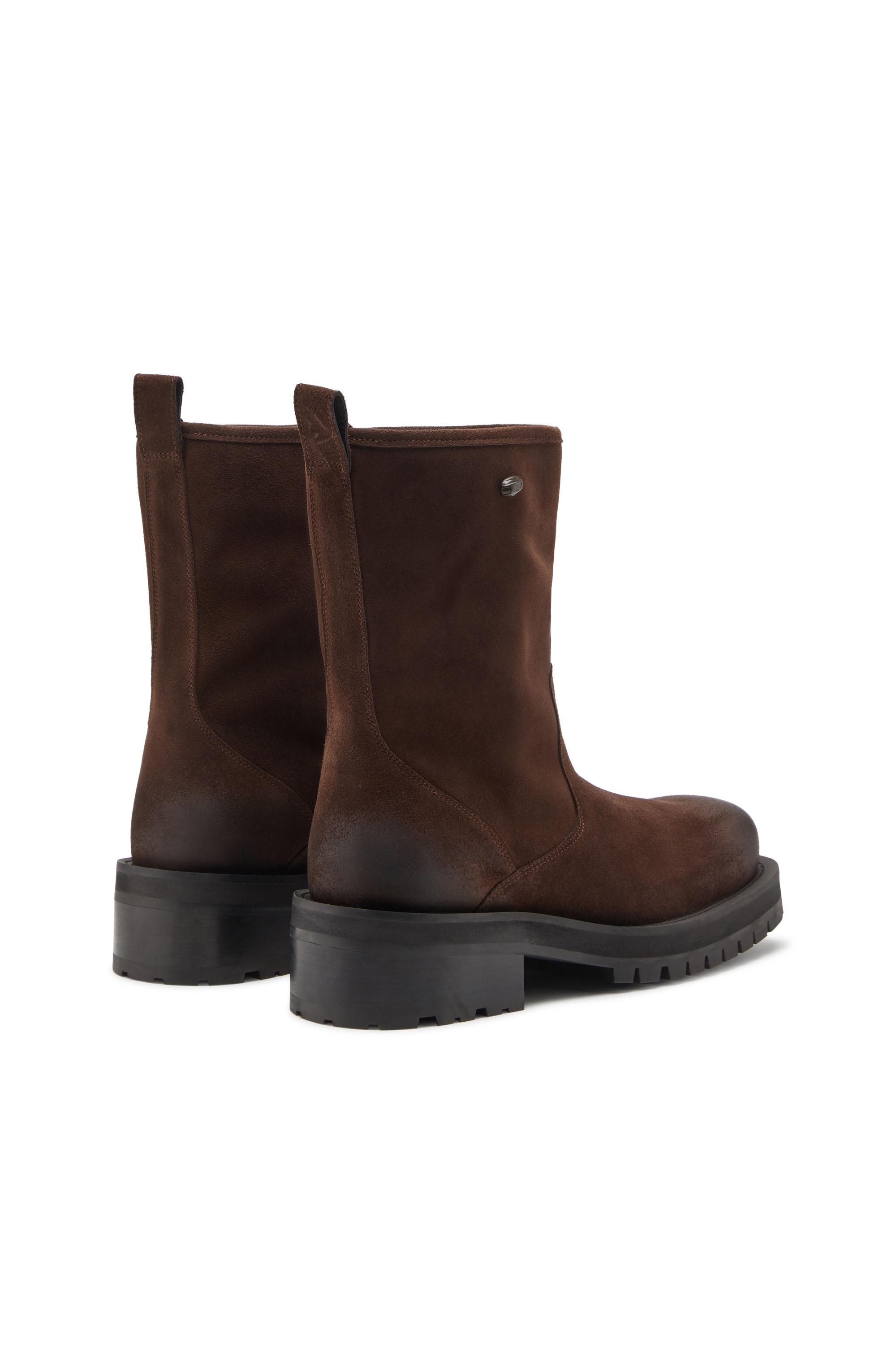 Diesel - D-TEXAN BK, Male's D-Texan - Leather boots in Brown - 3