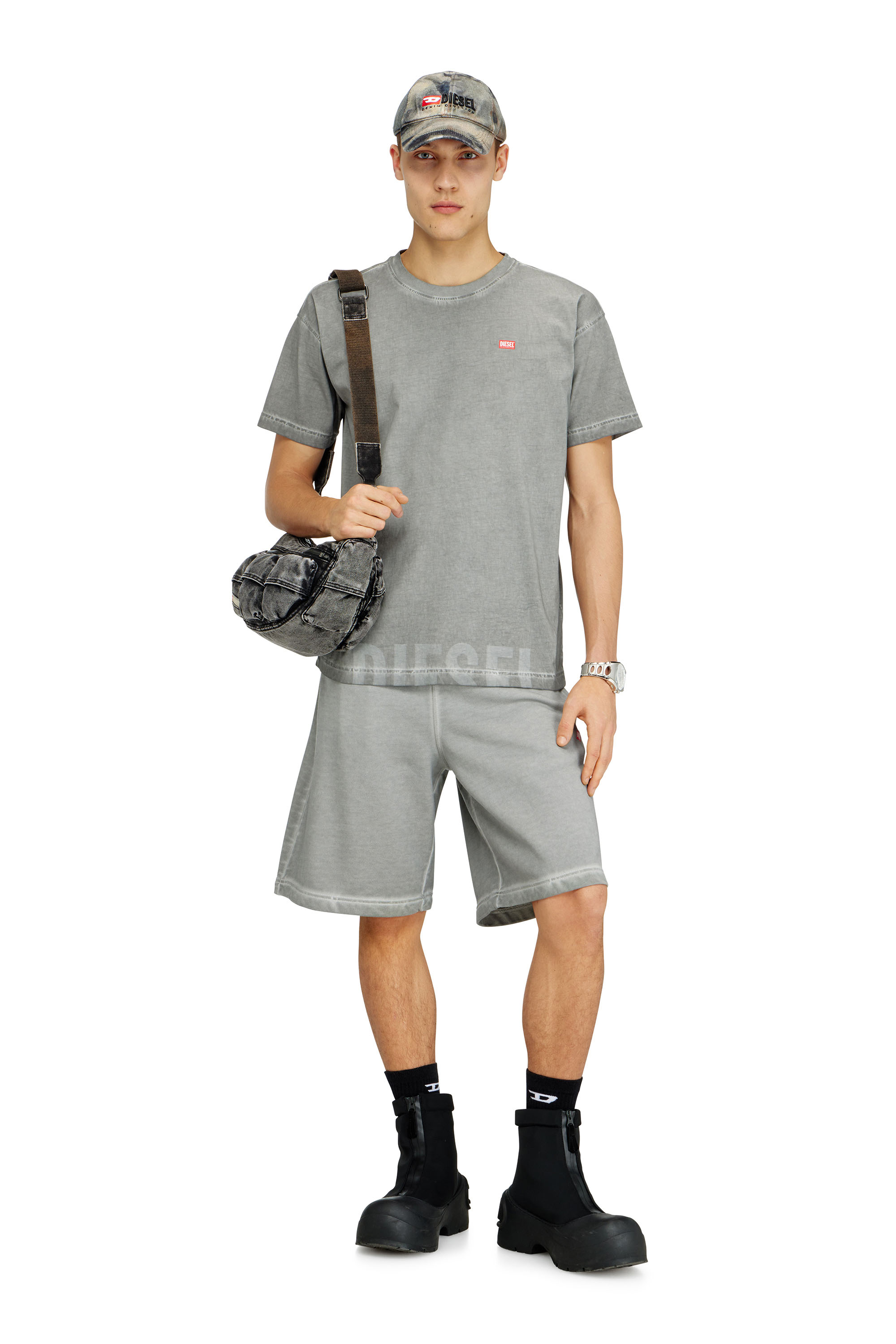 Diesel - C-AMO, Casquette de baseball &agrave; imprim&eacute; camouflage int&eacute;gral Homme in Polychrome - 4