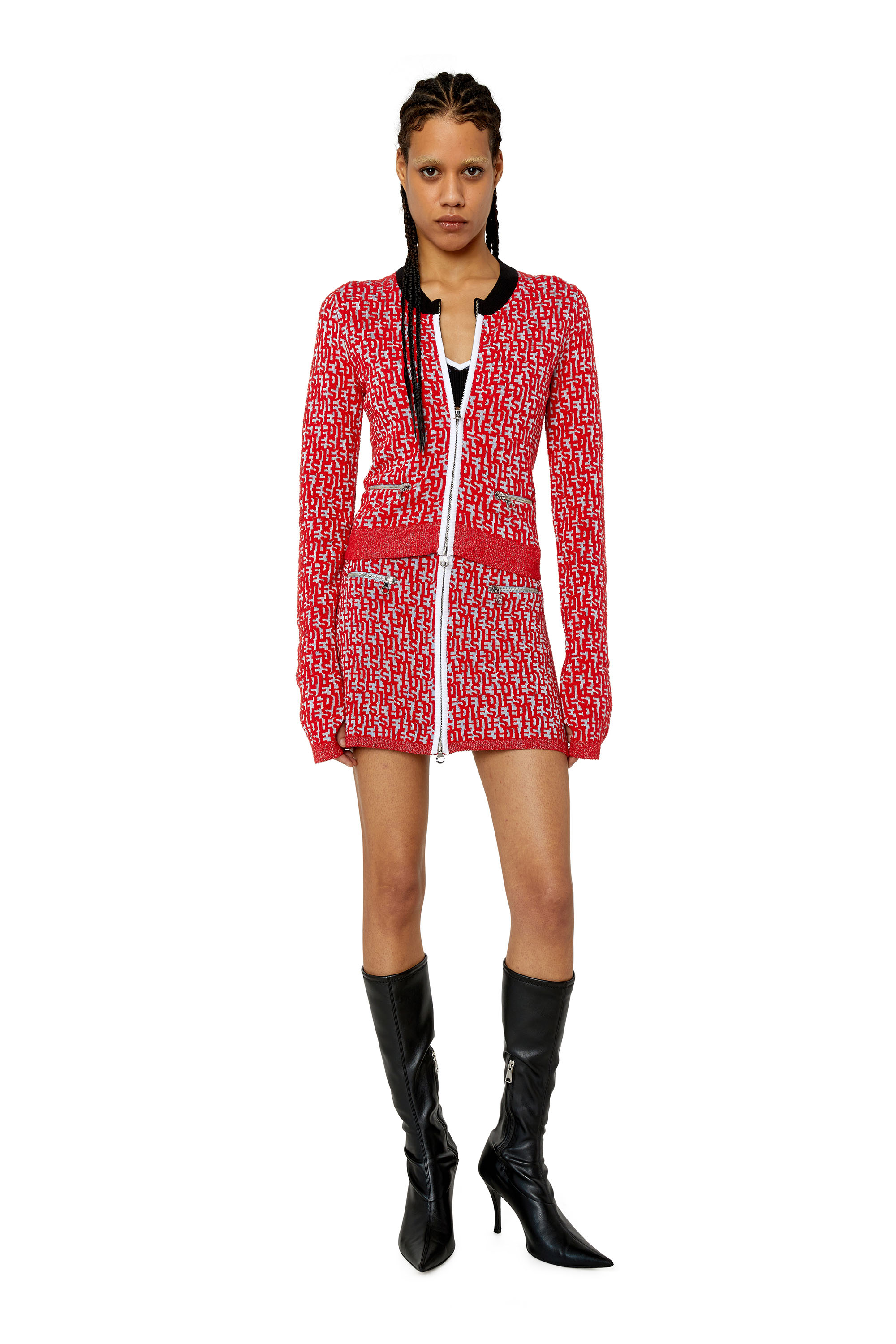 Knit cardigan