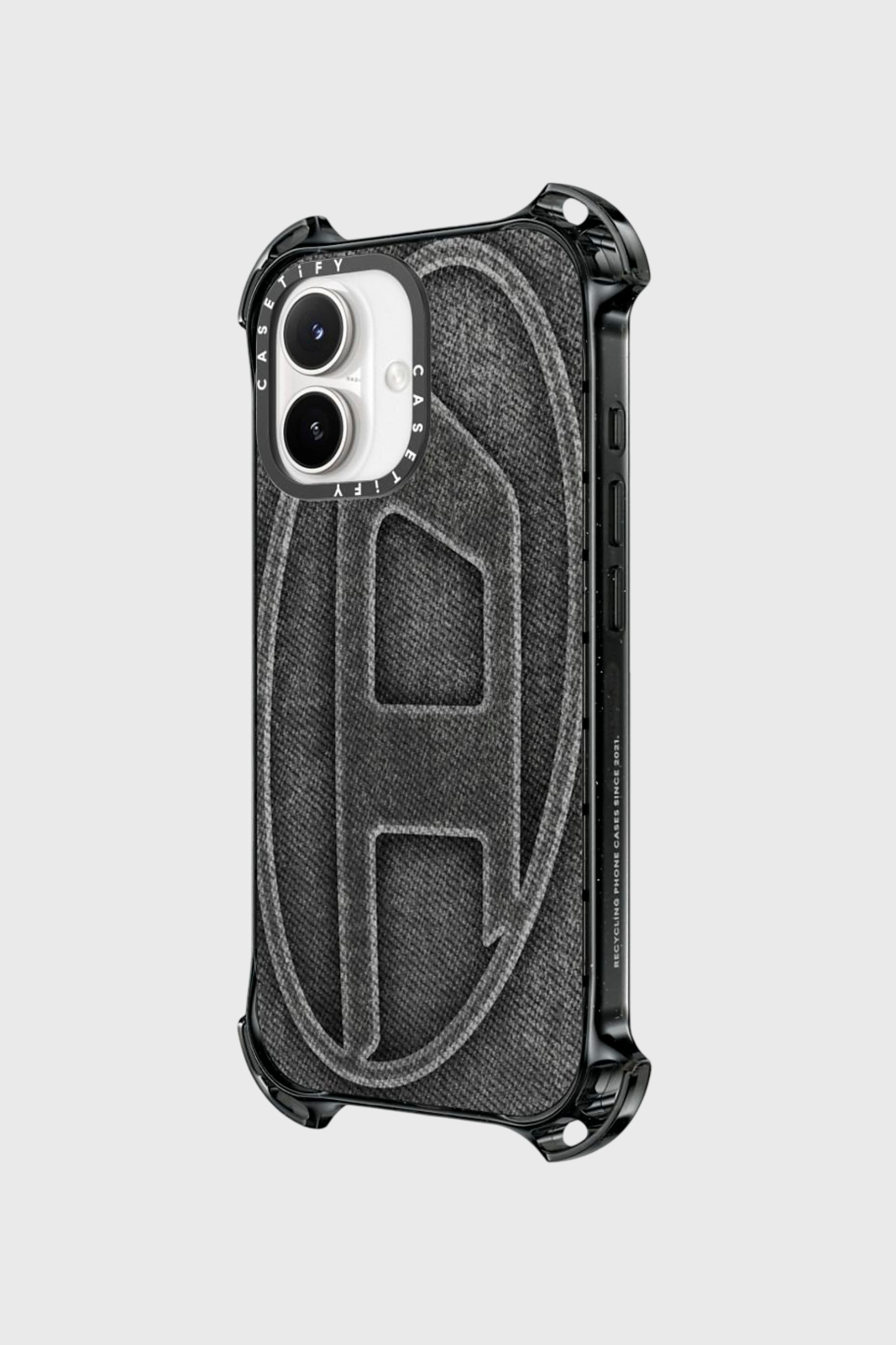 Diesel - 60592 MOULDED CASE, Unisex's Oval D bounce case for iPhone 17 in Black - 2