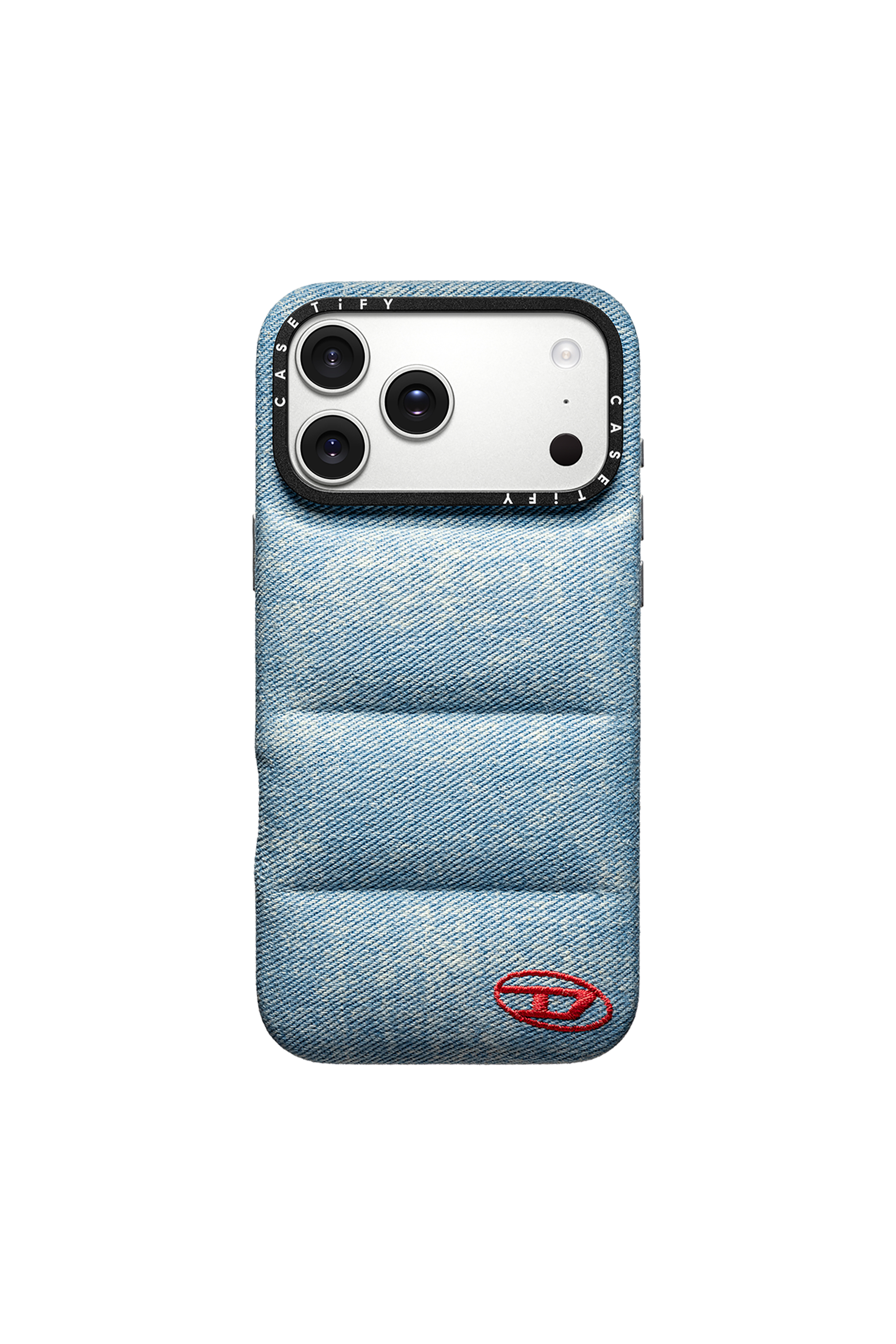 Diesel - 60610 MOULDED CASE, Funda Puffer por iPhone 17 Pro Unisex in Azul marino - 1