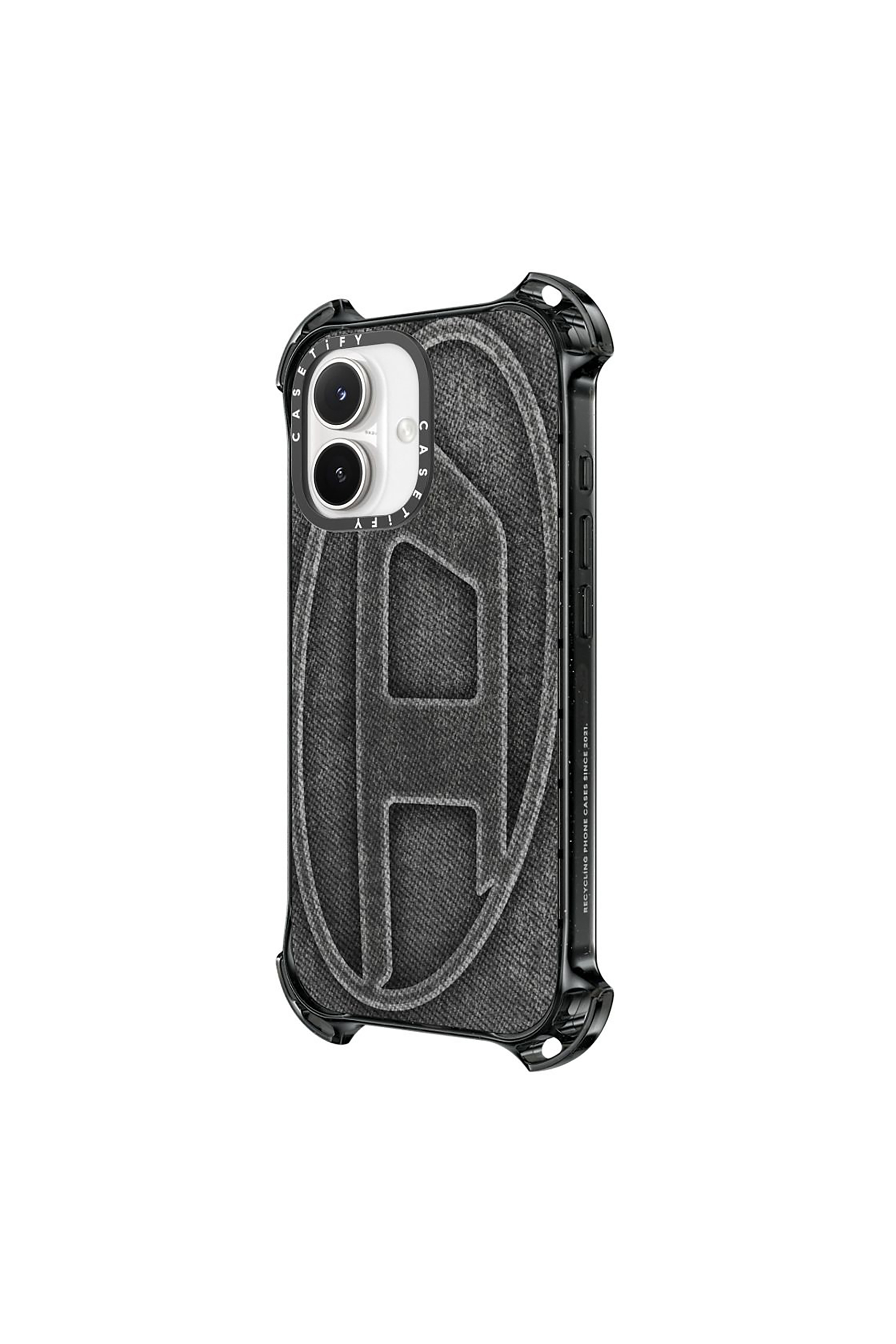 Diesel - 60592 MOULDED CASE, Funda Oval D bounce por iPhone 17 Unisex in Negro - 2
