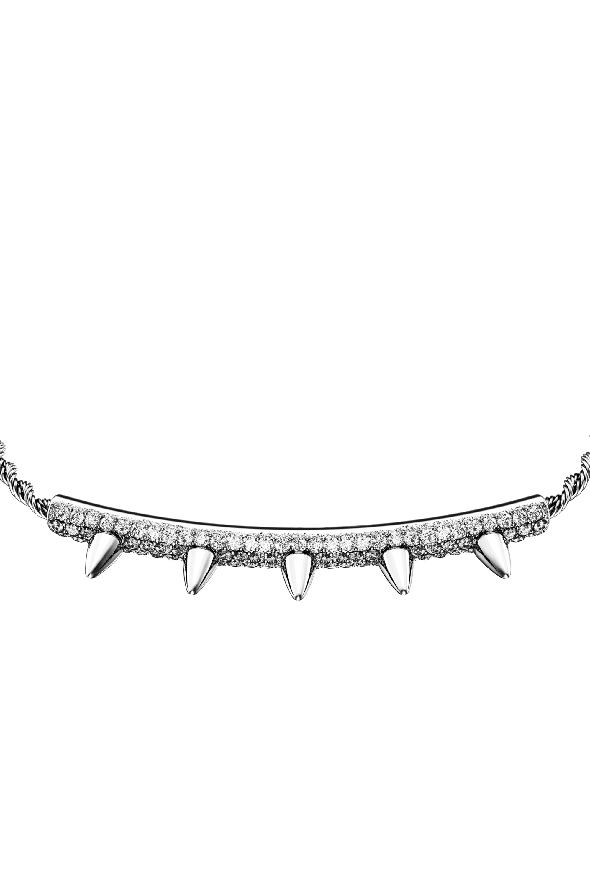Diesel - DX1725040, Unisex's Stainless Steel ID Bracelet in Silver - 3