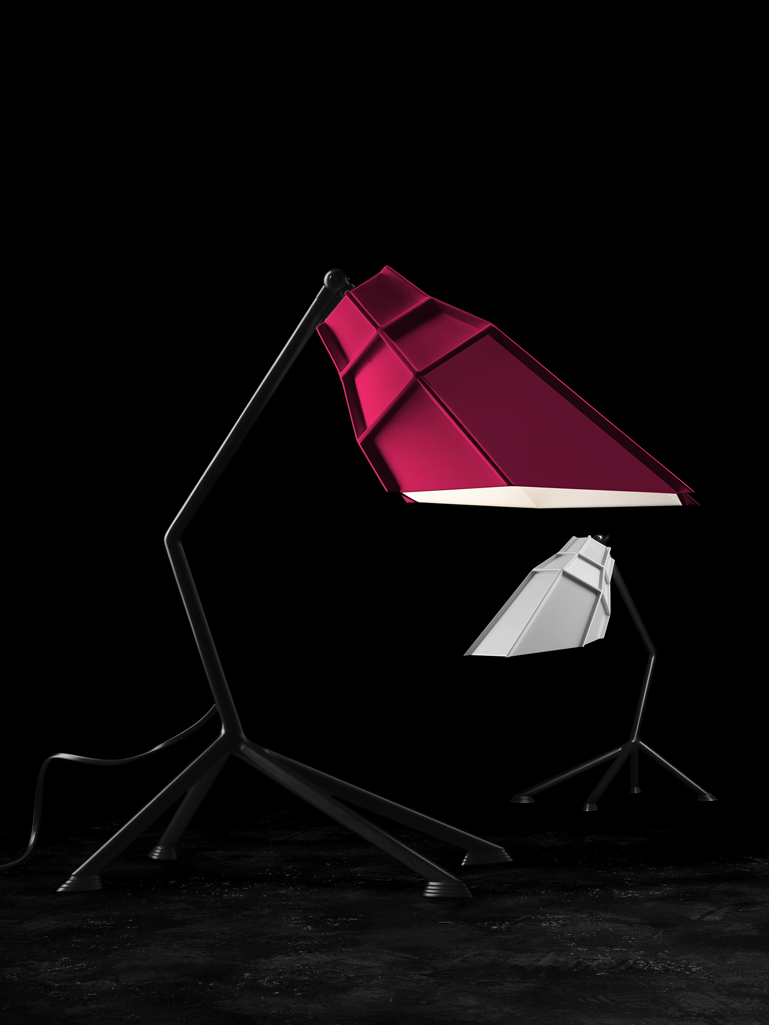 Diesel - PETT TAVOLO, Unisex's Table lighting with pop culture expression in Hot pink - 4