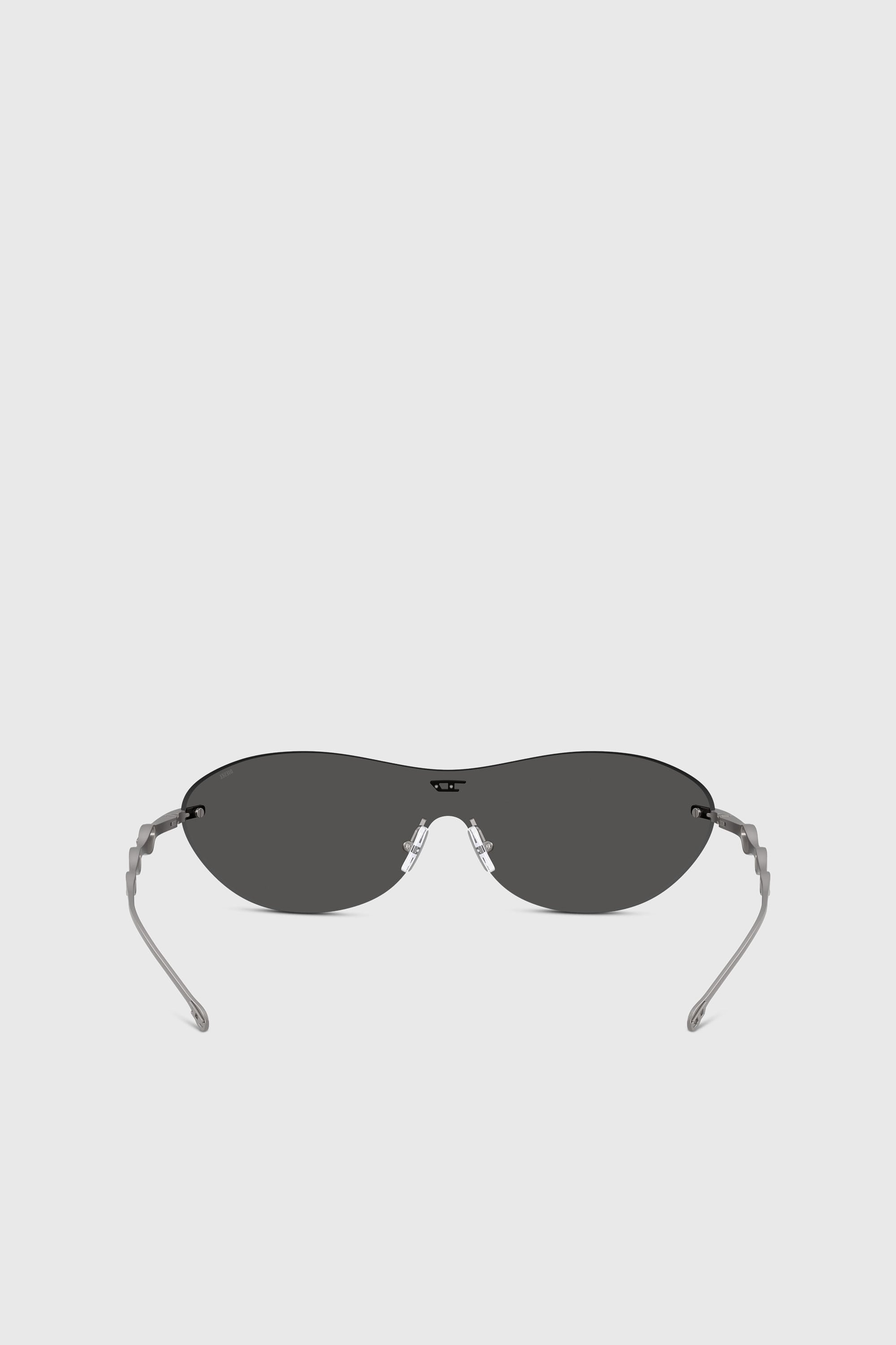 Women's Iconic oval sunglasses | Grey | Diesel {{Country}}