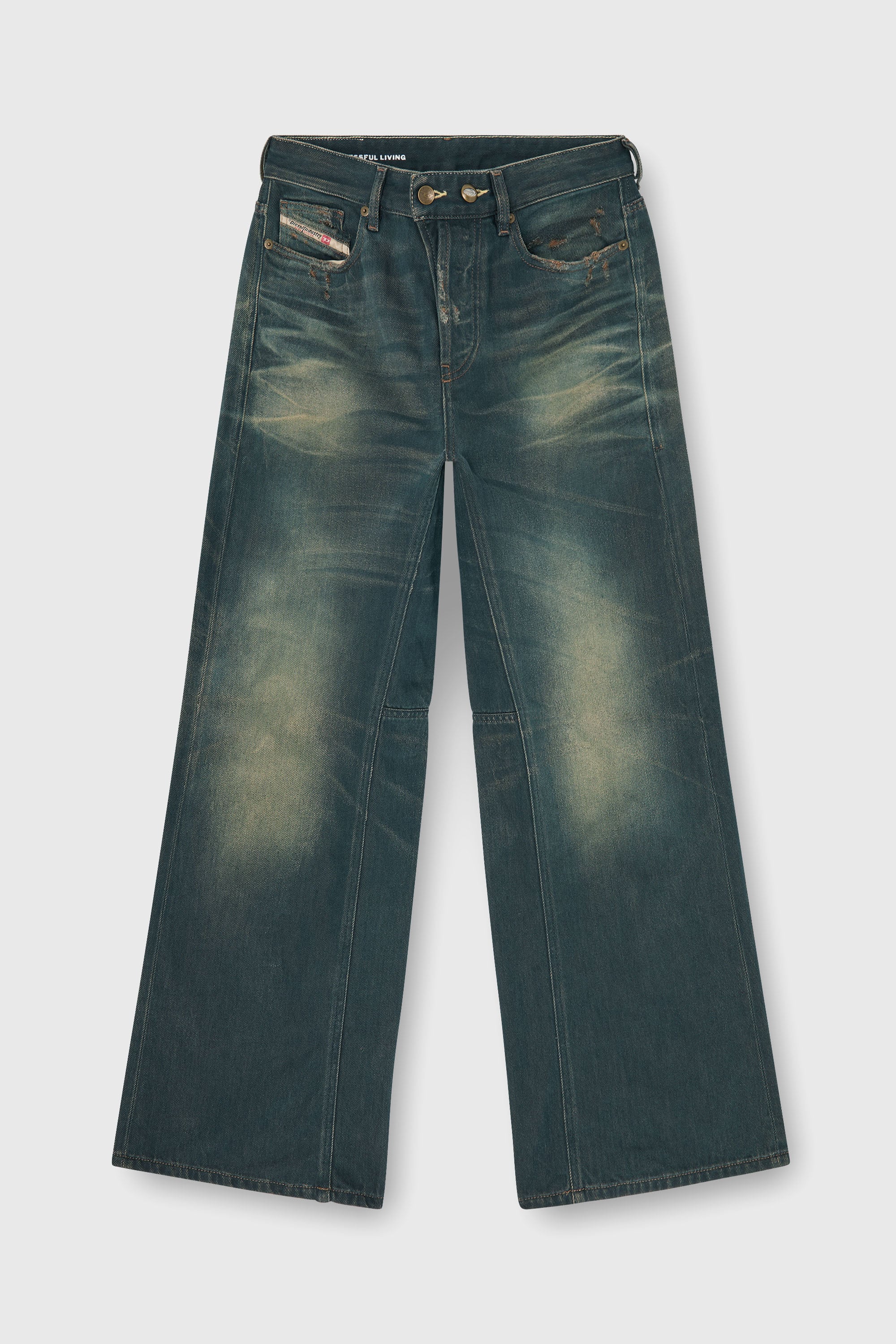Diesel - Woman's Relaxed Jeans 1996 D-Sire 09P85, Dark Blue - 1