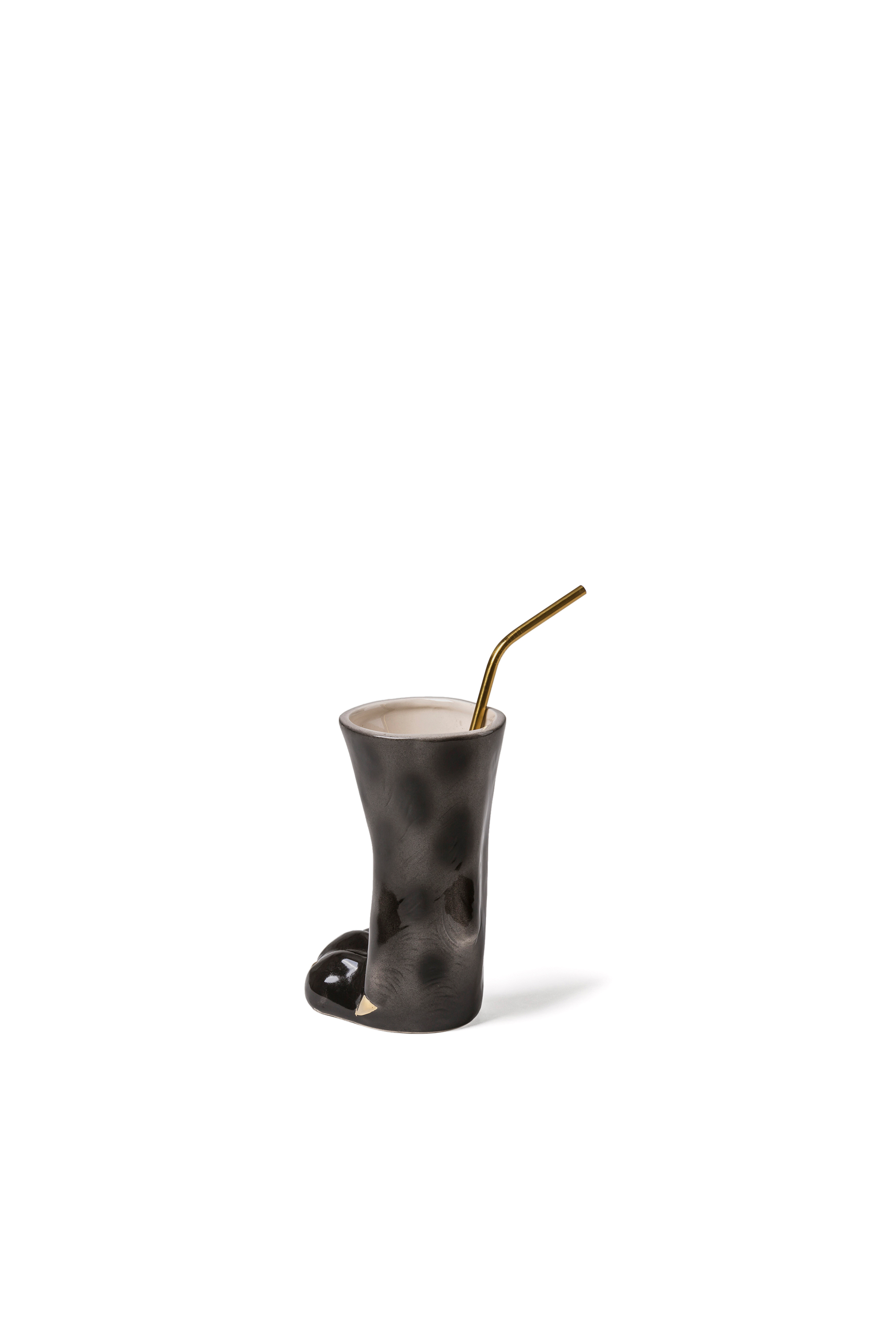 Diesel - 11081 Party Animal, Unisex's Leopard Dolomite Vase/Glass in Brown - 4