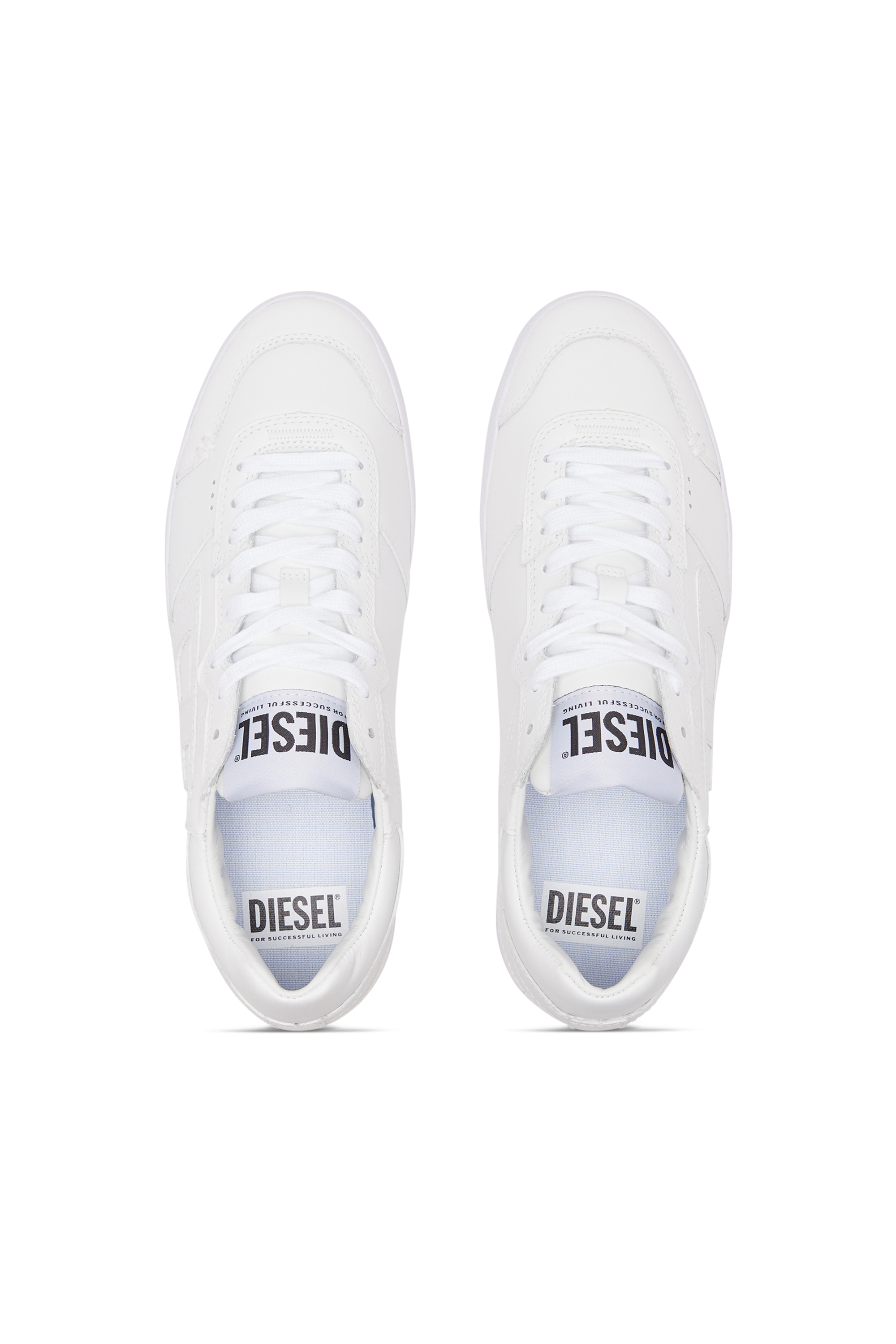 Men's S-Leroji Low-Low-top leather sneakers with D branding