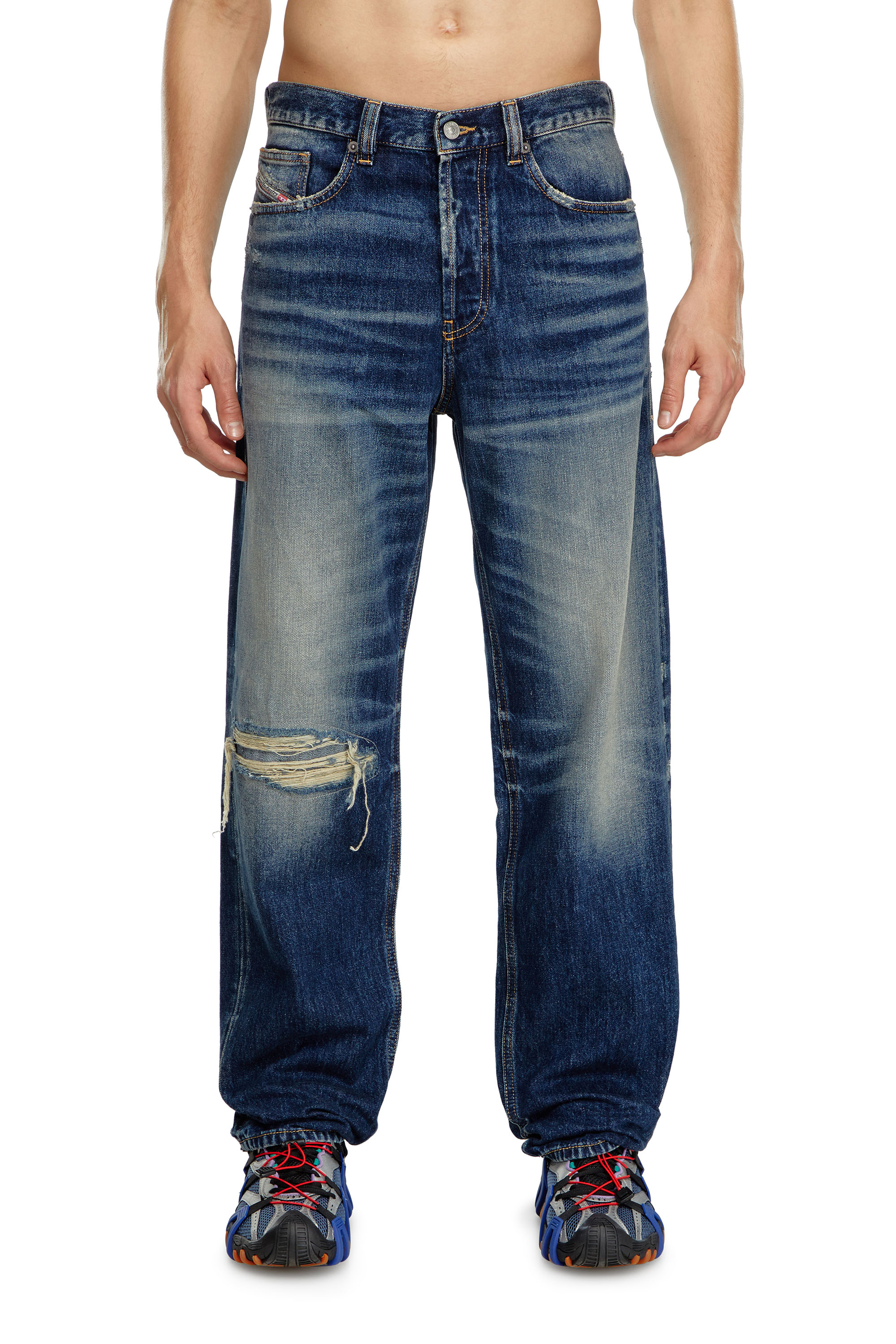 Diesel - Male's Regular Jeans 2024 D-Macs 09J95, Dark Blue - 1