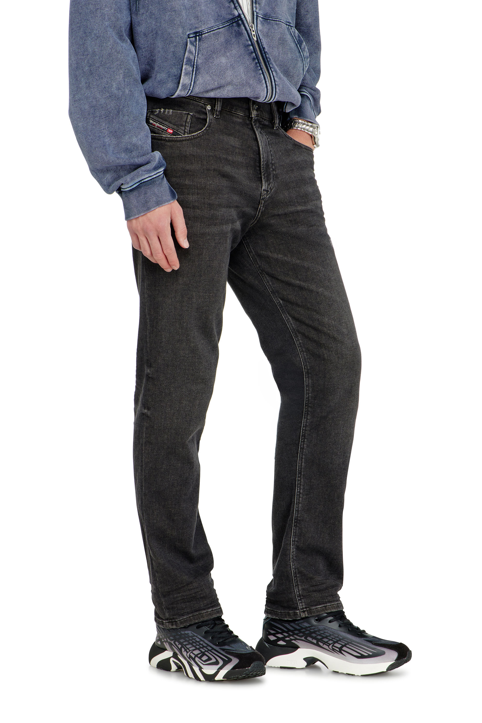 Diesel - Regular 2090 D-Veekley Joggjeans&reg; 09P92 Hombre, Negro/Gris oscuro - 4