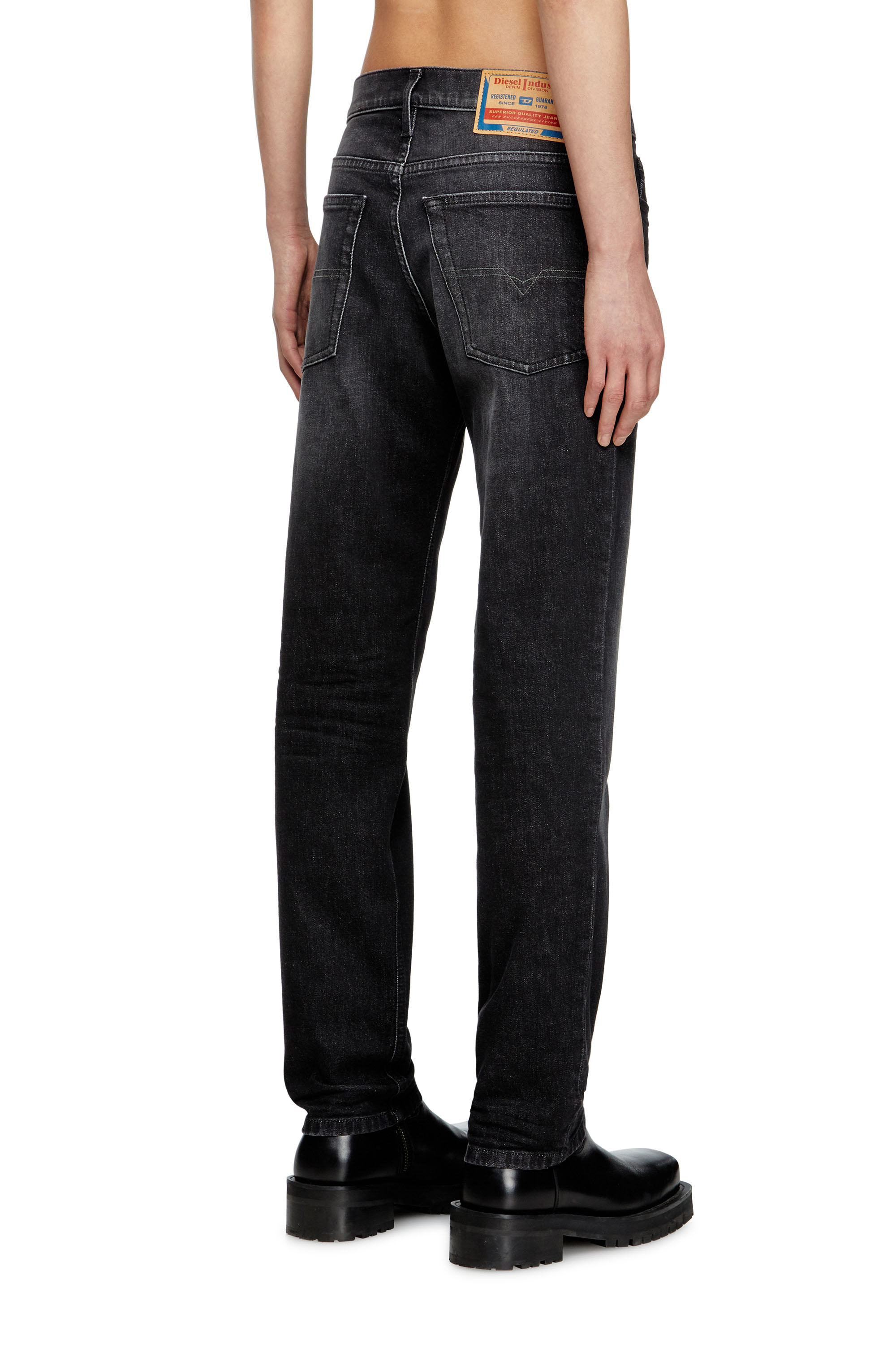 Diesel - Male's Regular Jeans 2023 D-Finitive 0DBDT, Black/Dark Grey - 4