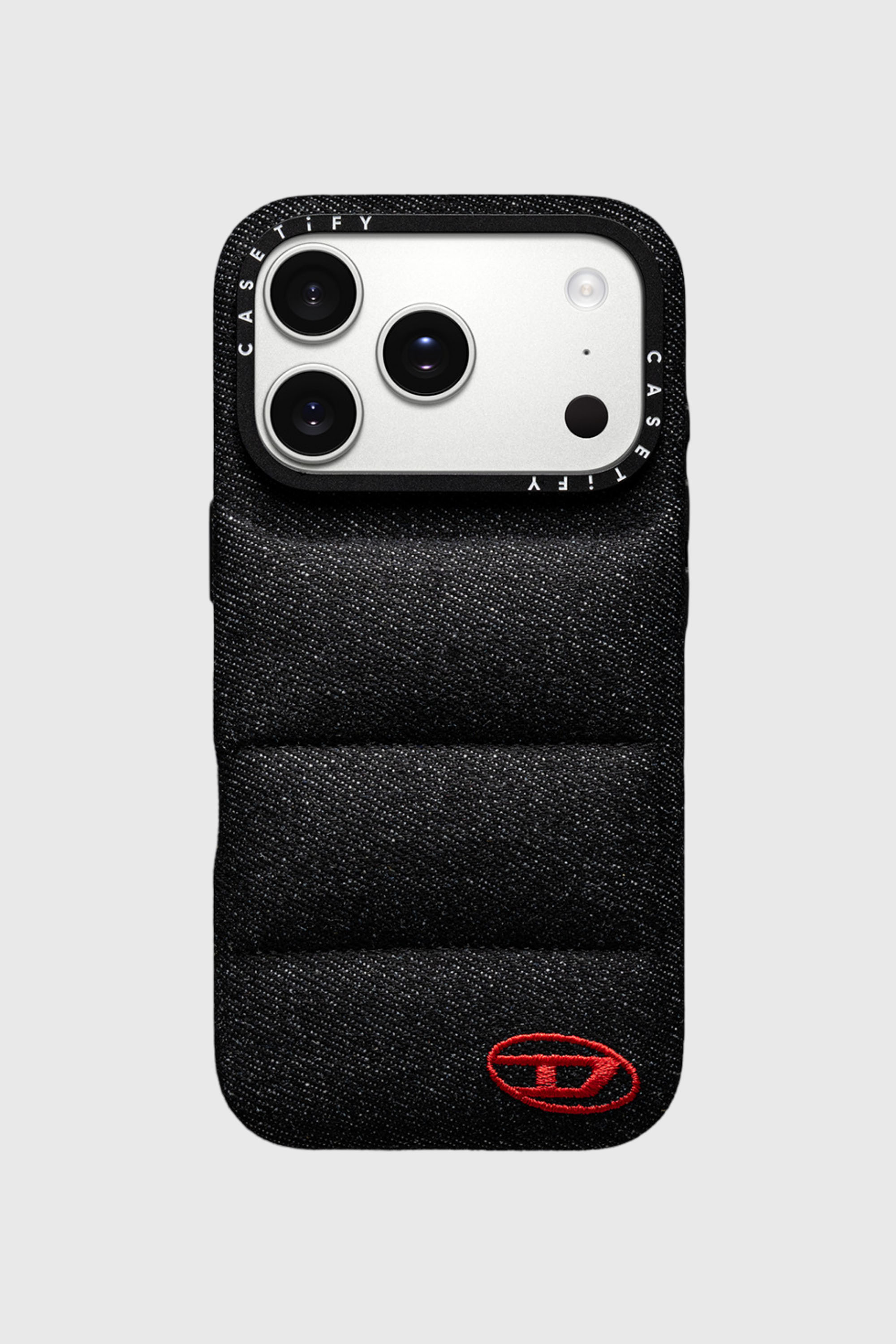 Diesel - 60606 MOULDED CASE, Unisex's Puffer case for iPhone 17 Pro in Black - 1