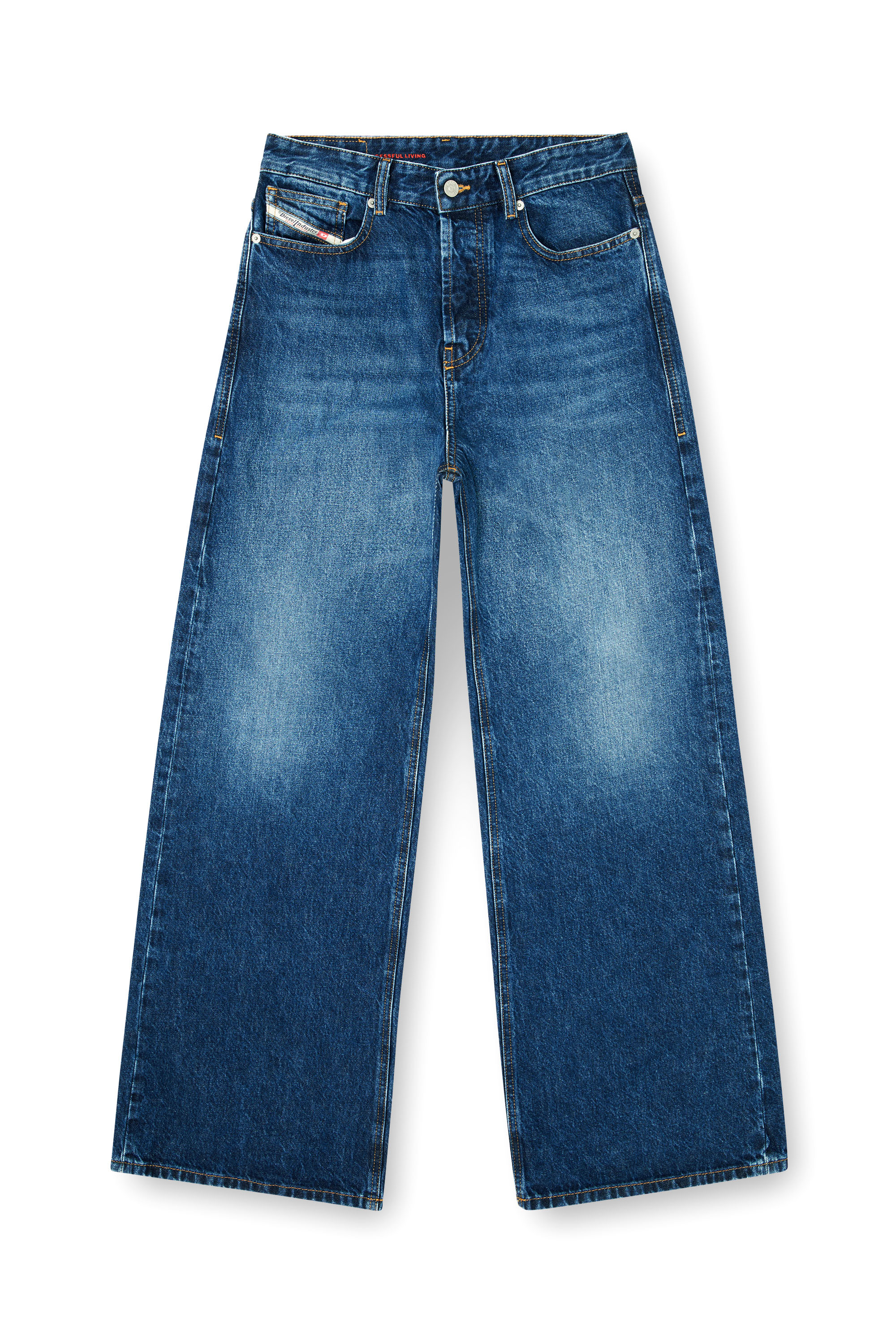 Diesel - Unisex's Relaxed Jeans 1996 D-Sire 09I27, Dark Blue - 1