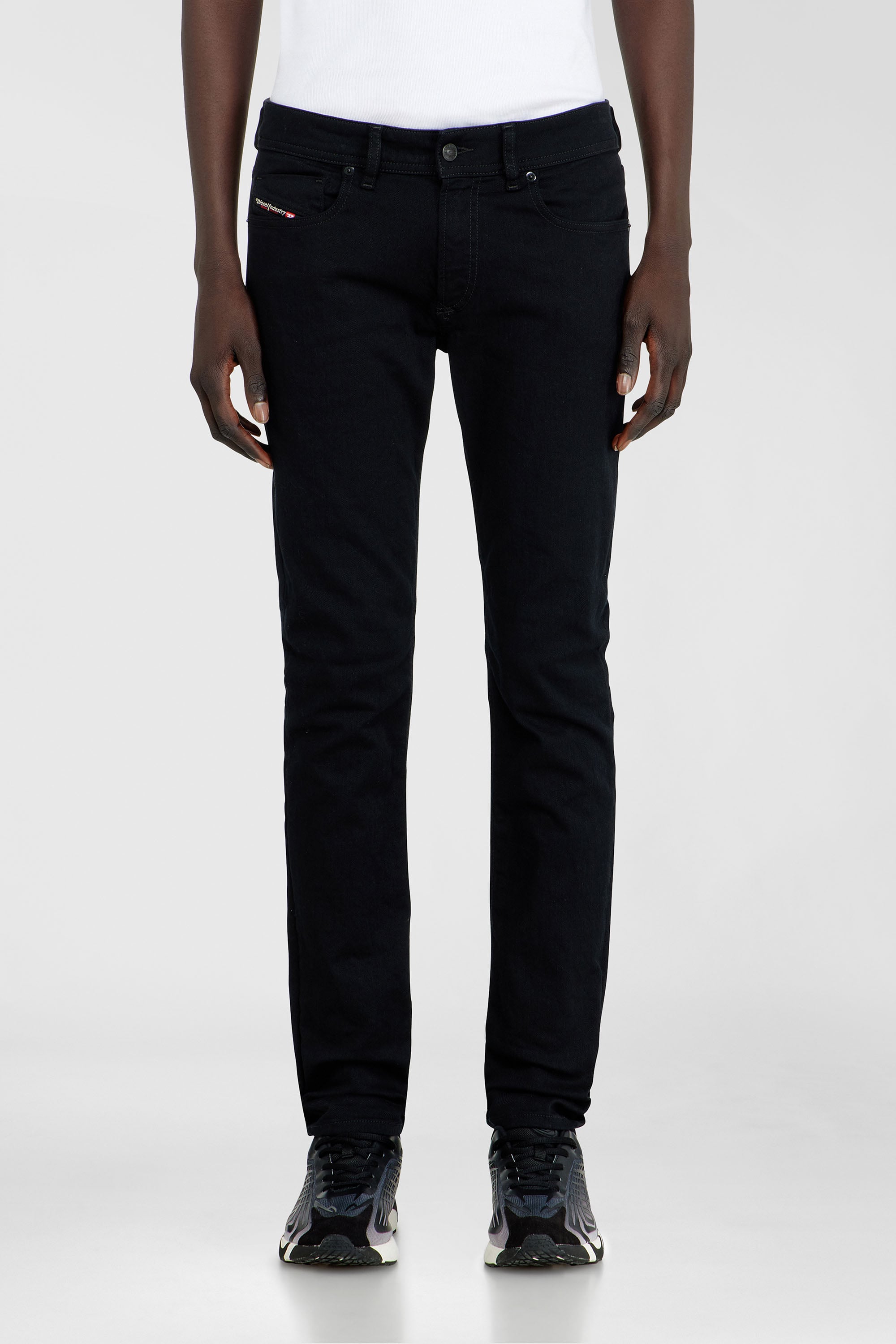 Diesel - Skinny Jeans 1979 Sleenker 09C51 Homme, Noir/Gris fonc&eacute; - Image 4