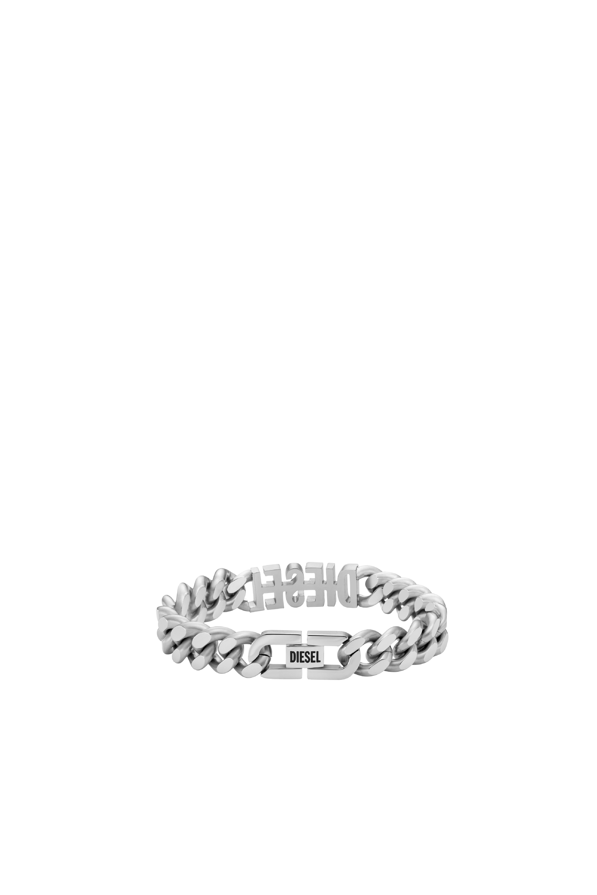 Men's Stainless steel chain bracelet | Silver | Diesel