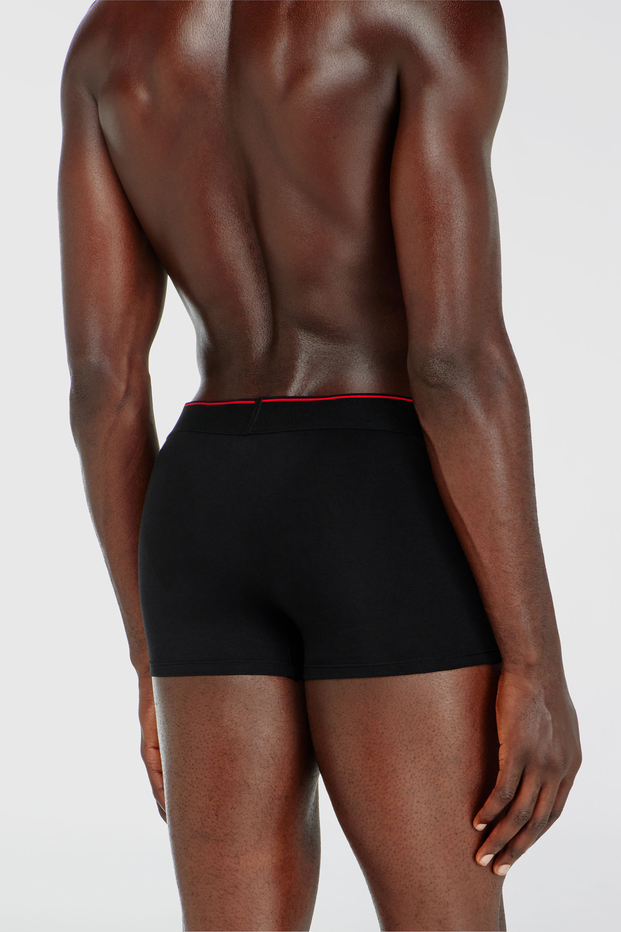 Diesel - UMBX-DAMIENTHREEPACK, Man's Three-pack of plain boxer briefs in Blue/Red - 3