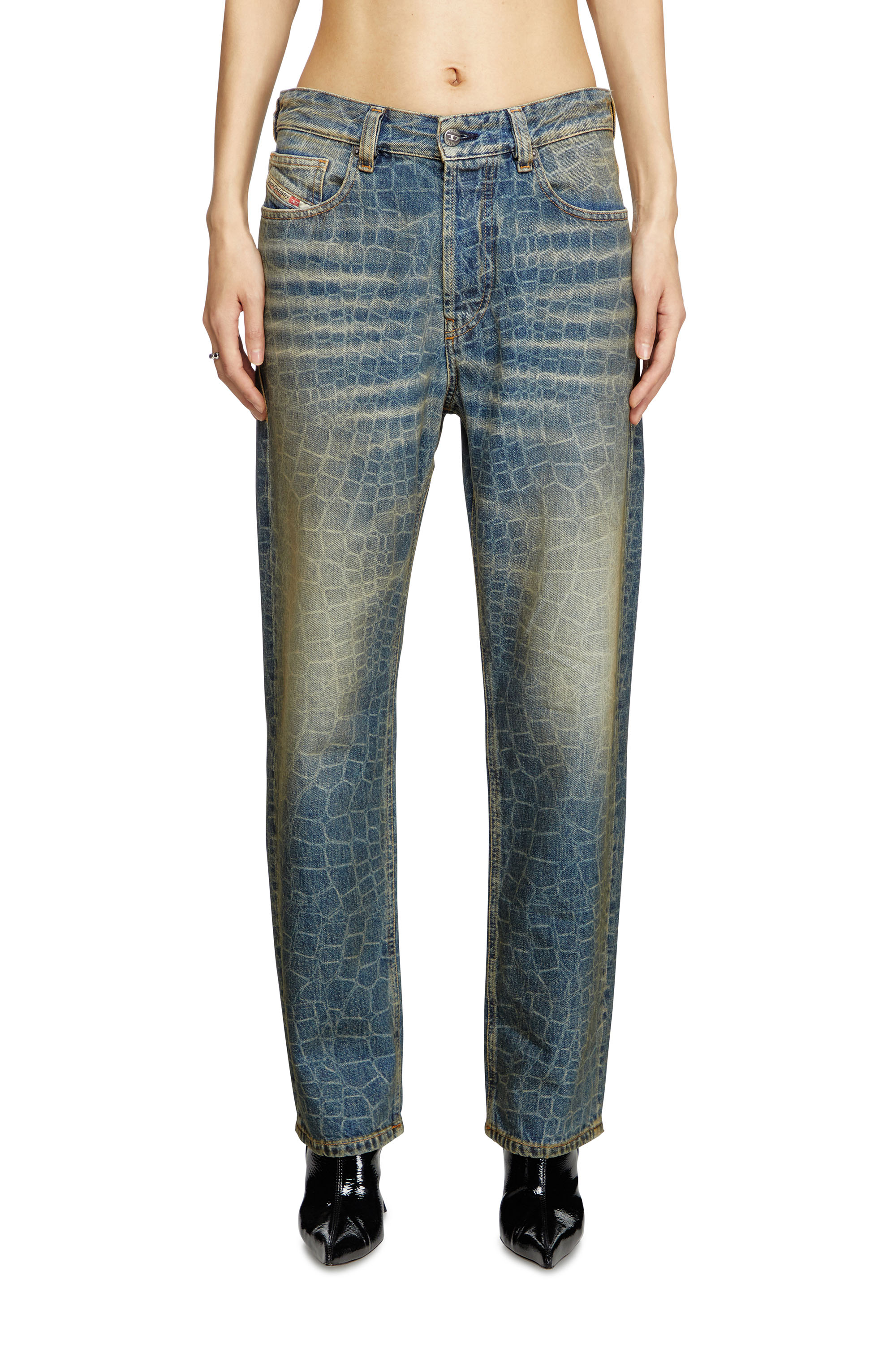 Diesel - Regular Jeans 1988 D-Ark 007BU Femme, Bleu Foncé - Image 3