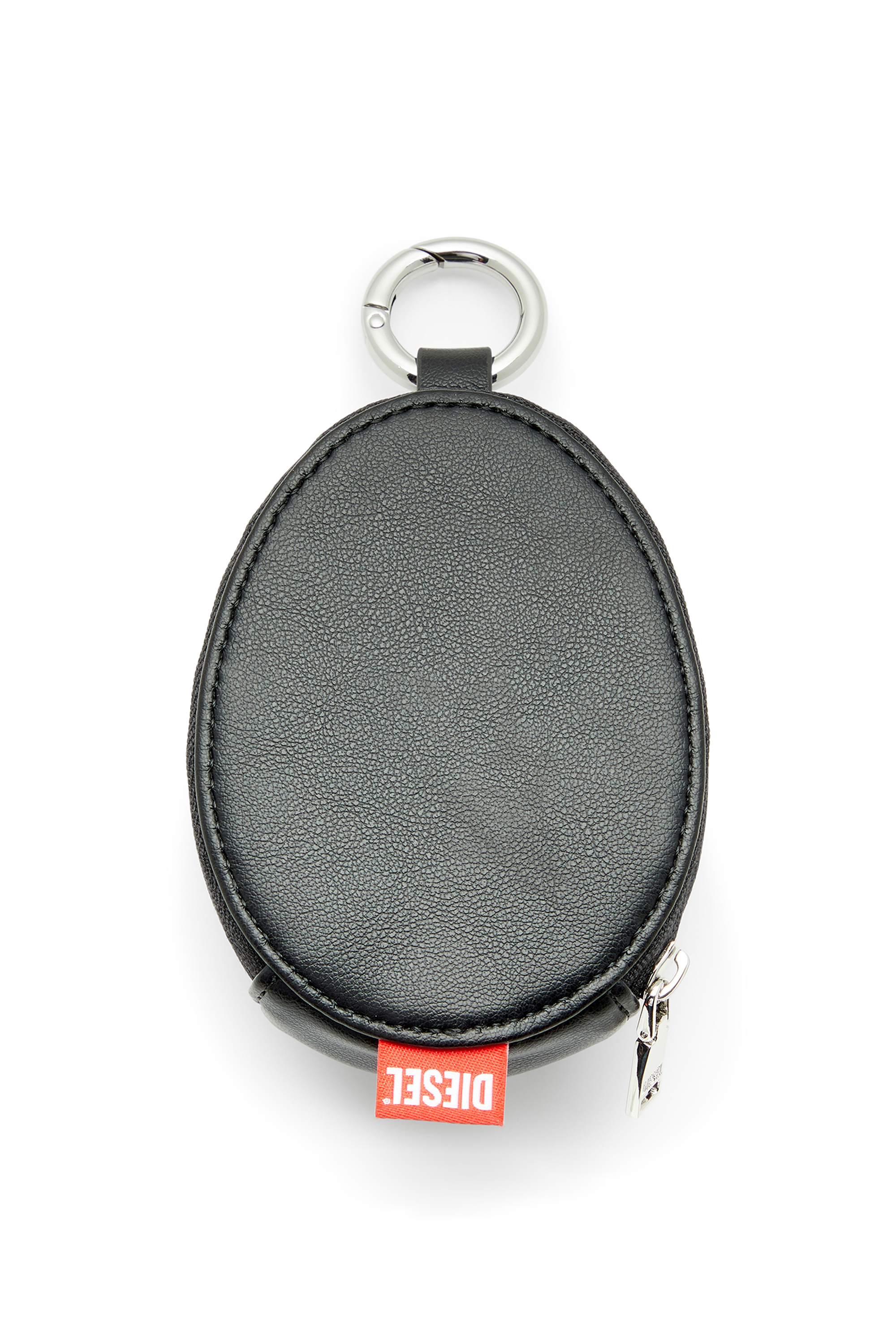 Diesel - CHARM-POD, Man's Charm in matte PU with Oval D logo in Black - 2