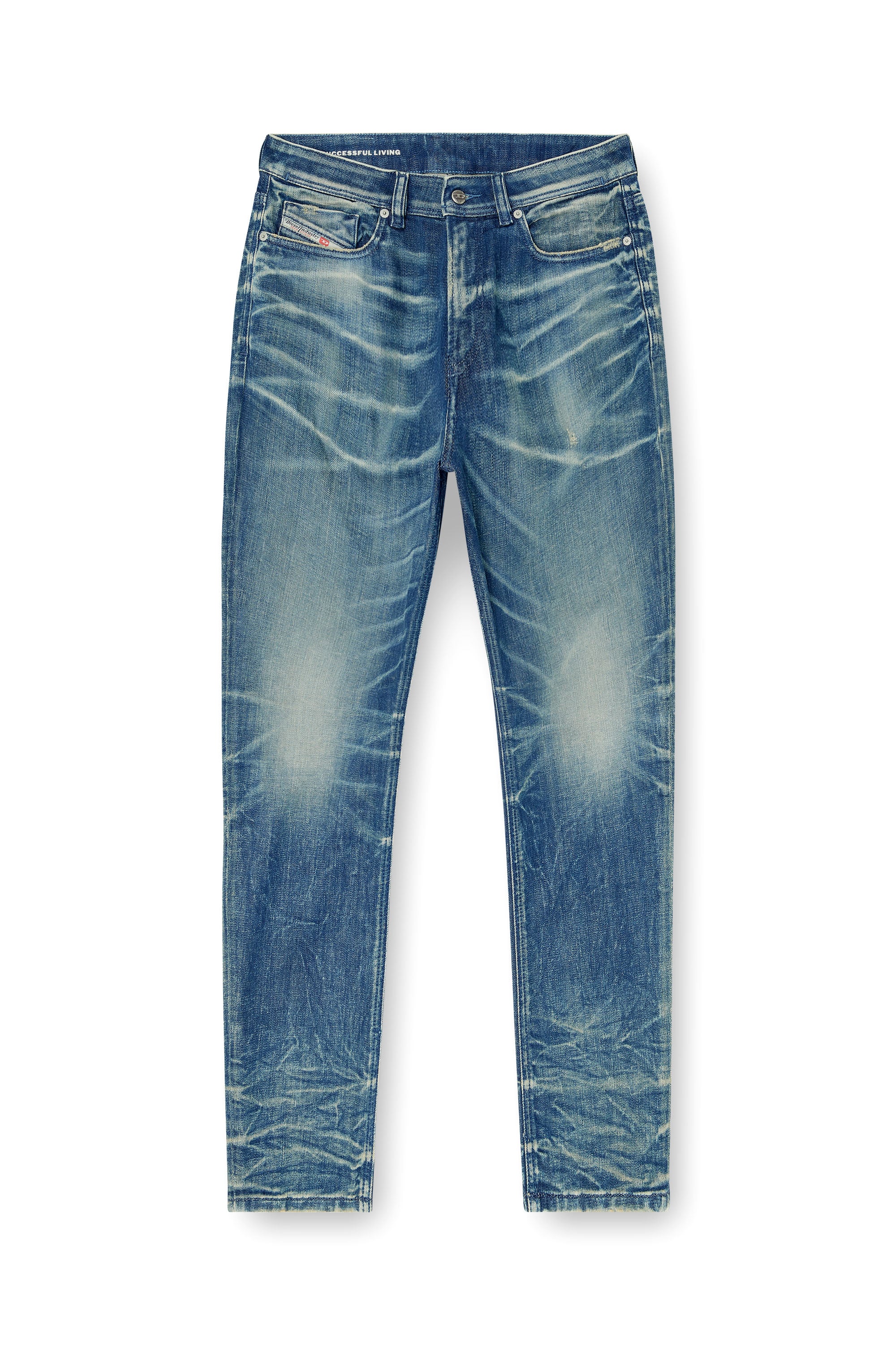 Diesel - Male's Skinny Jeans 1979 Sleenker 09P59, Medium Blue - 6