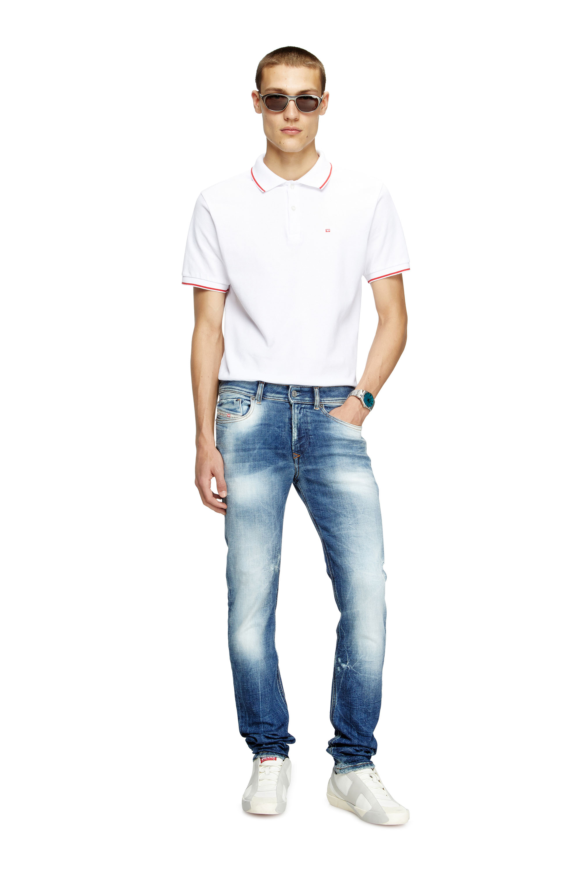 Skinny Jeans 1979 Sleenker 09M27, Bleu Foncé Diesel - Skinny Jeans 1979 Sleenker 09M27 Homme, Bleu Foncé - Image 1
