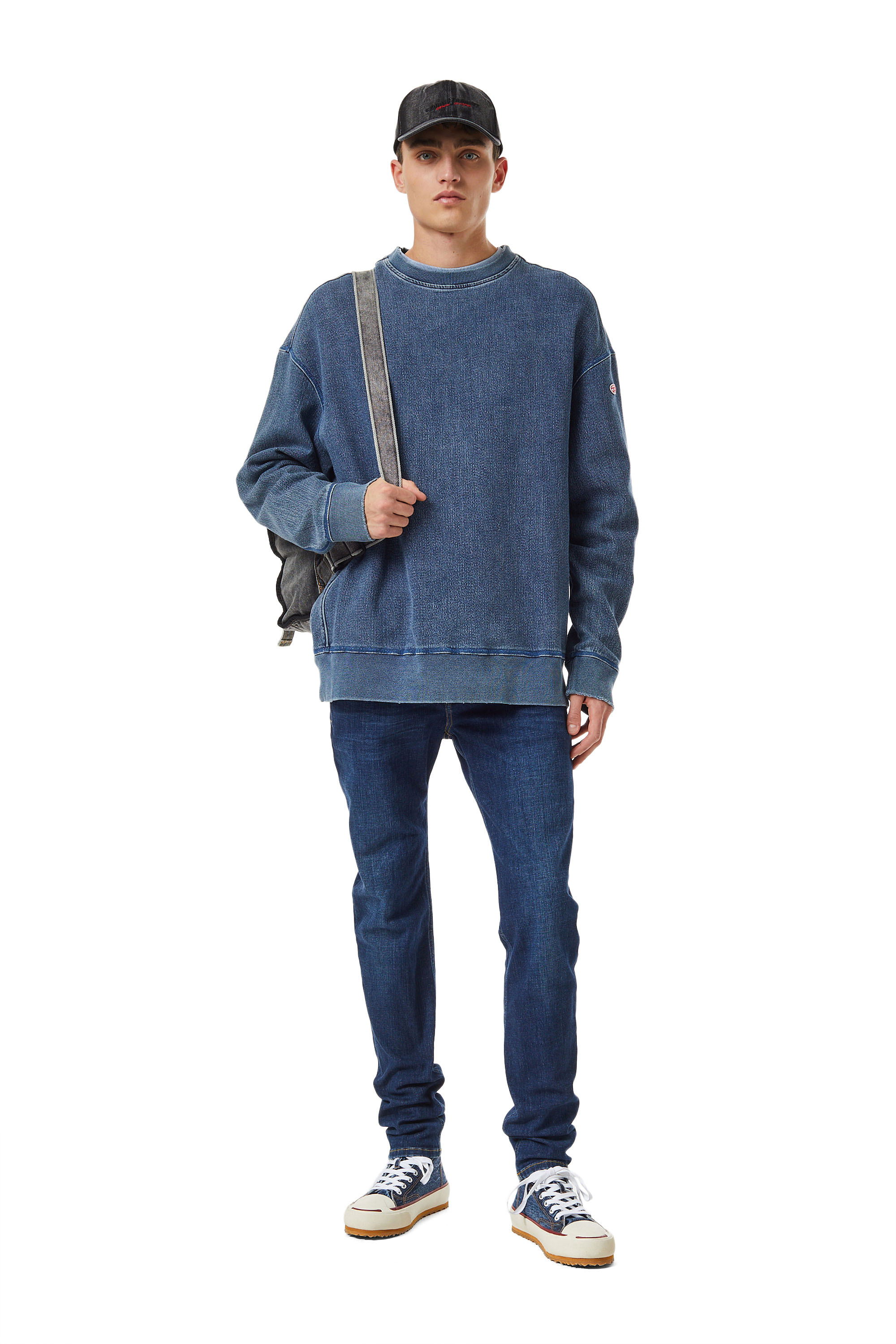 Diesel - Skinny Jeans 1979 Sleenker 09B98 Hombre, Azul Oscuro - 1