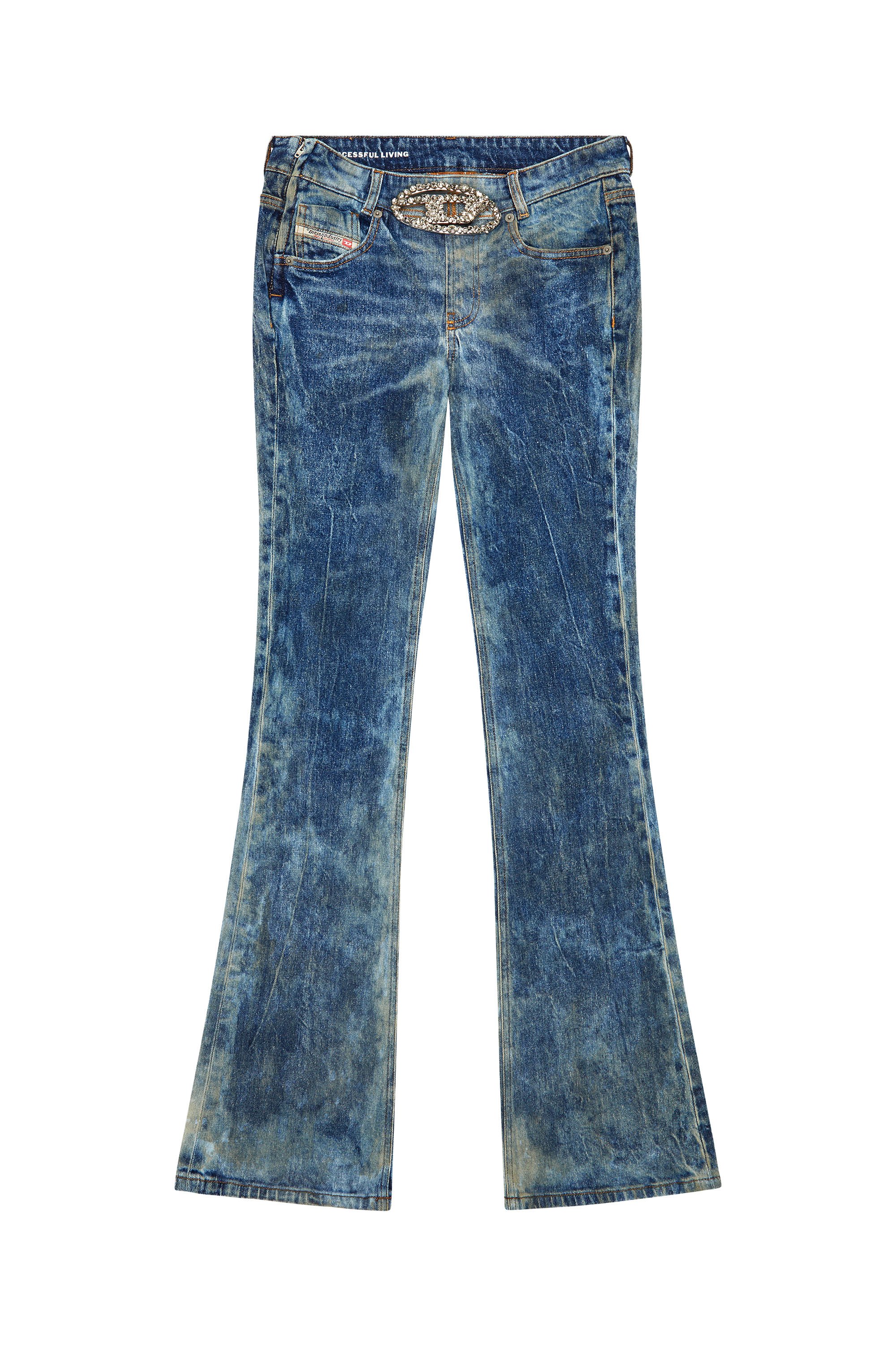 Diesel - Bootcut Jeans 1969 D-Ebbey 0PGAL Femme, Bleu Foncé - Image 2