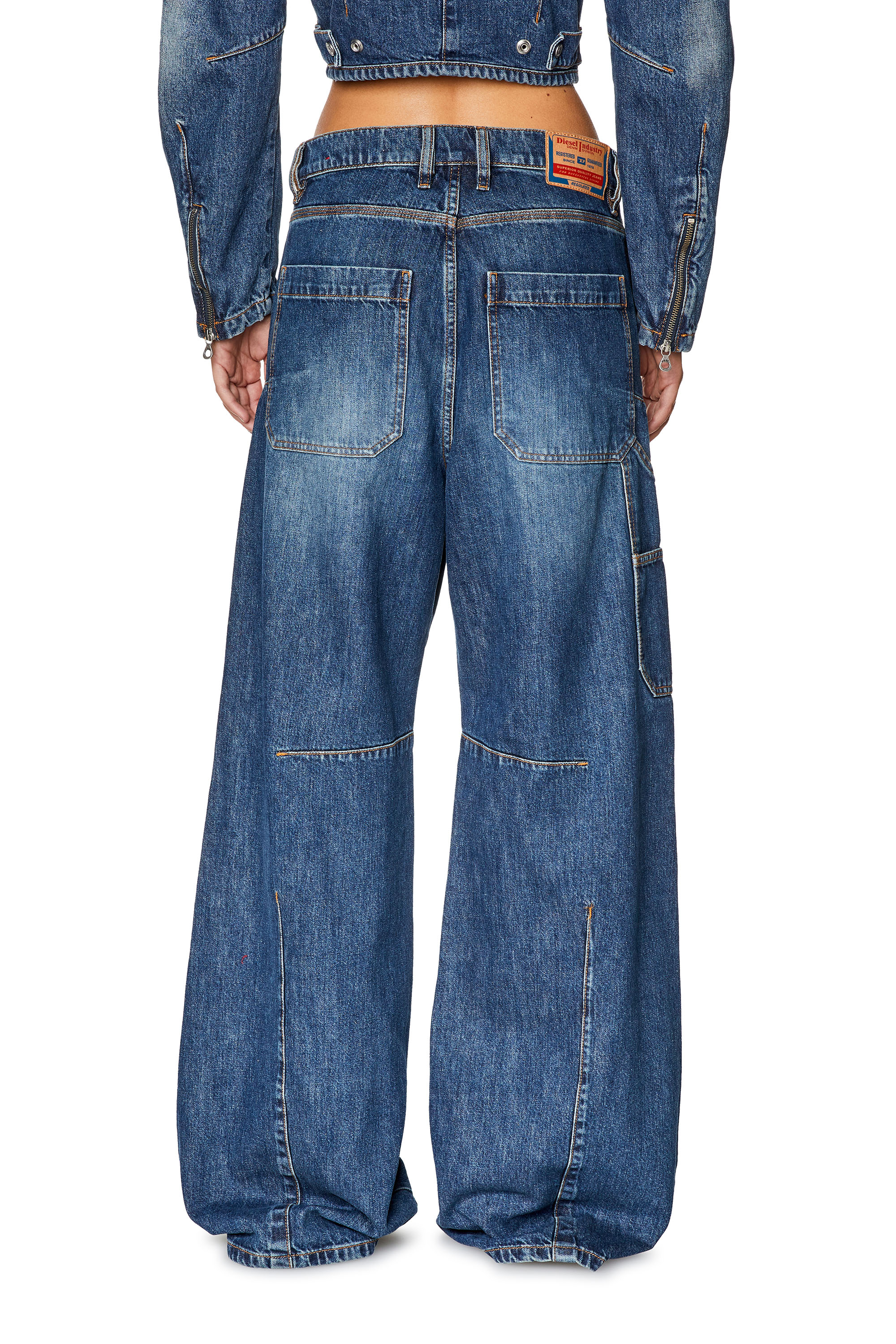 Diesel - Straight Jeans 1996 D-Sire 0HJAW Mujer, Azul Oscuro - 5