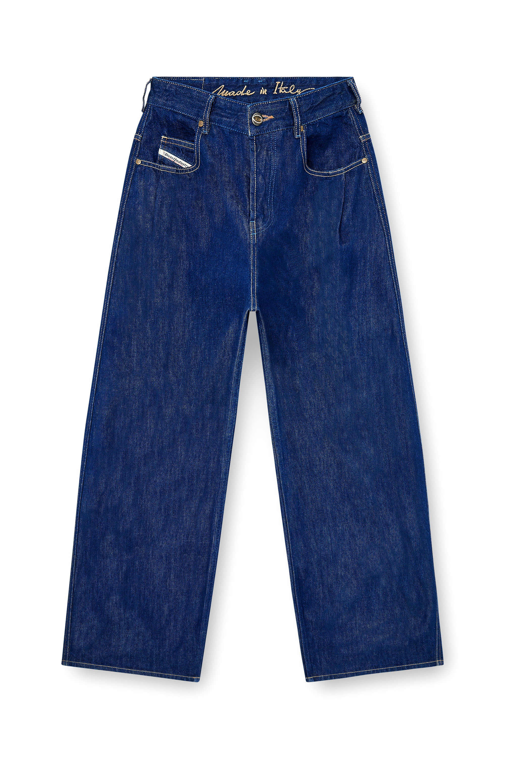 Diesel - Relaxed Jeans 1987 D-Khelz 09Q09 Femme, Bleu Fonc&eacute; - Image 1