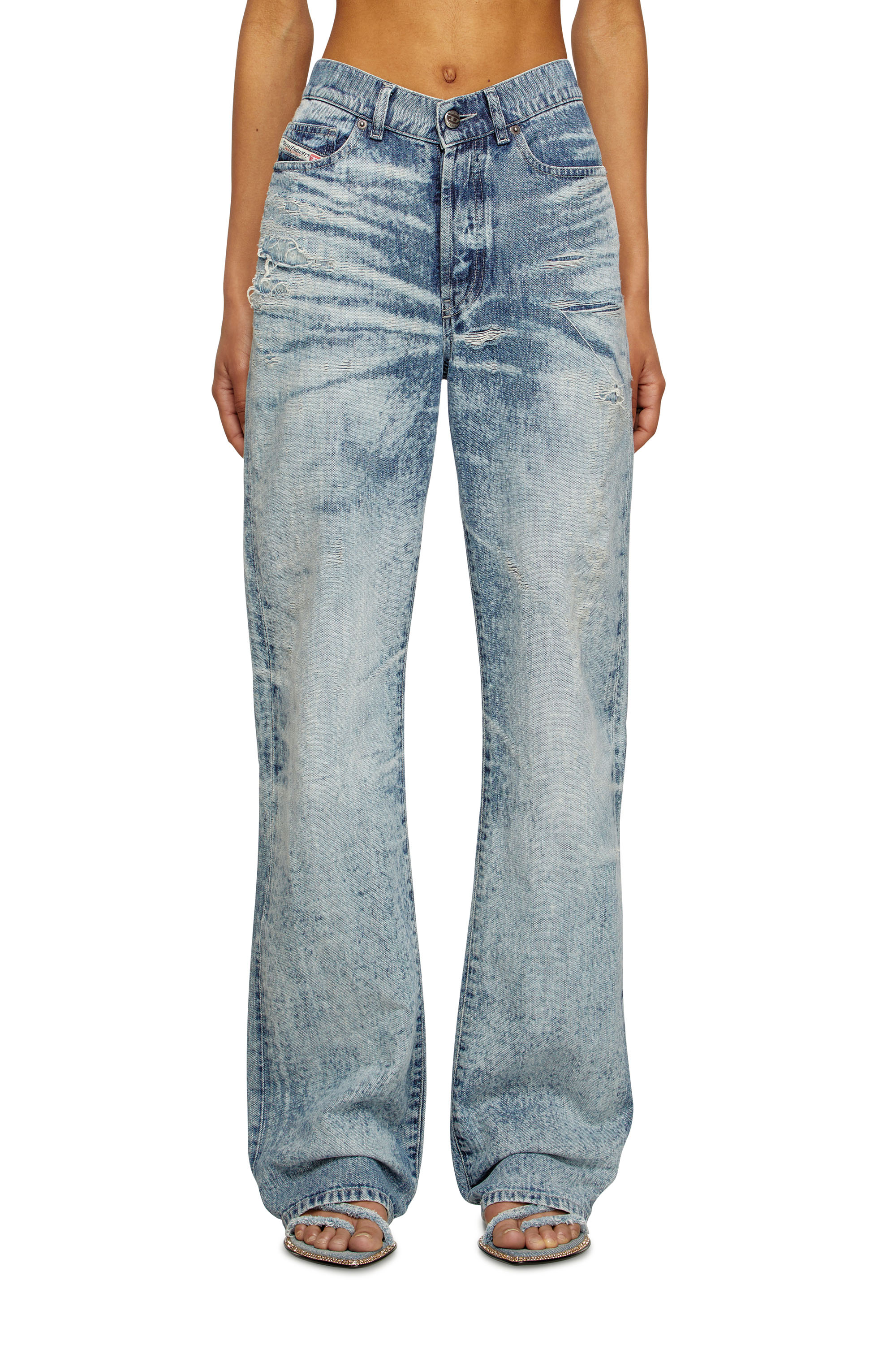Diesel - Regular Jeans 1971 D-Sent 068TY Femme, Bleu Clair - Image 1