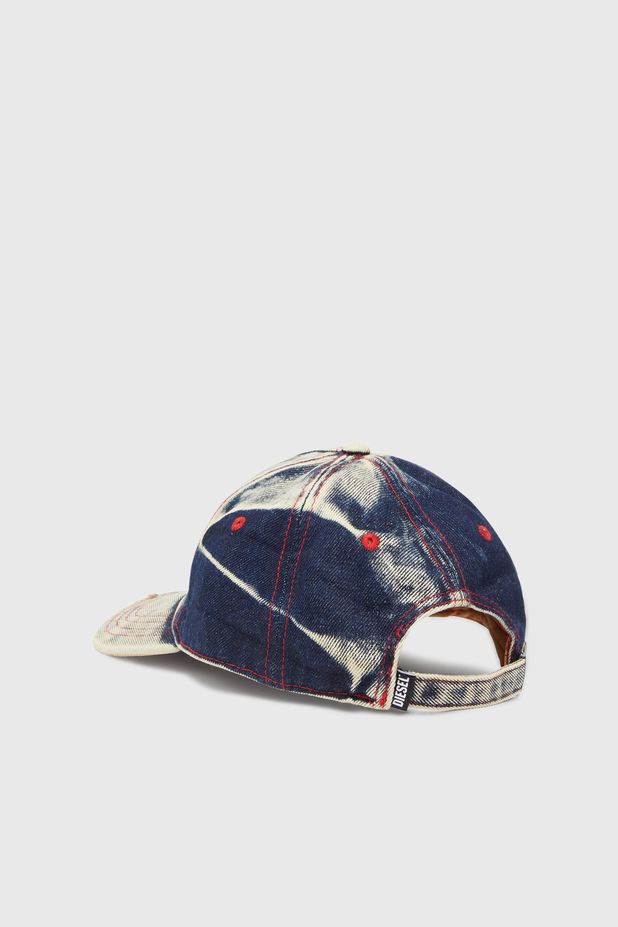 Diesel - C-SEYMON, Casquette de baseball en denim trait&eacute; Mixte in Polychrome - 2