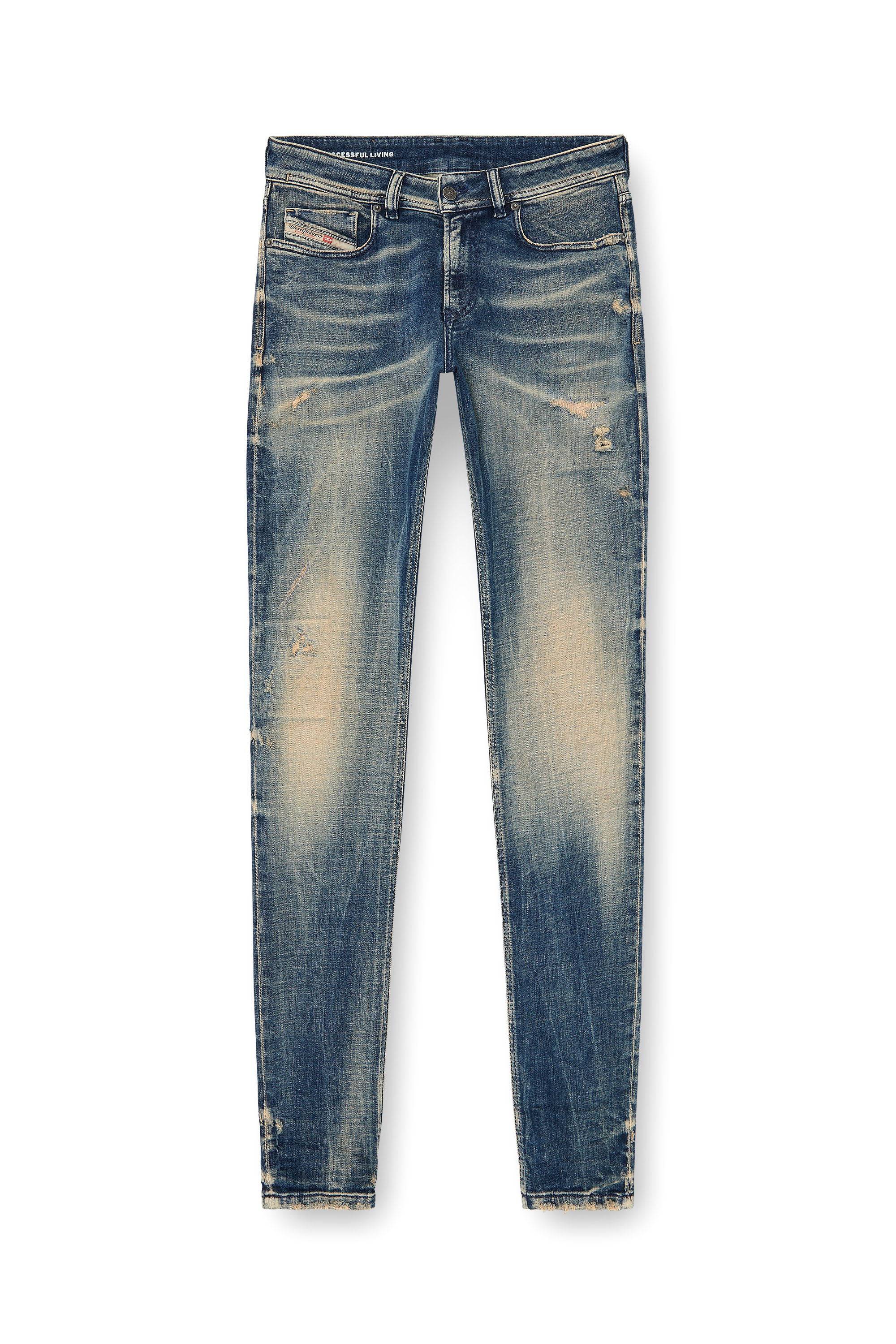 Diesel - Man's Skinny Jeans 1979 Sleenker 09P68, Dark Blue - 1