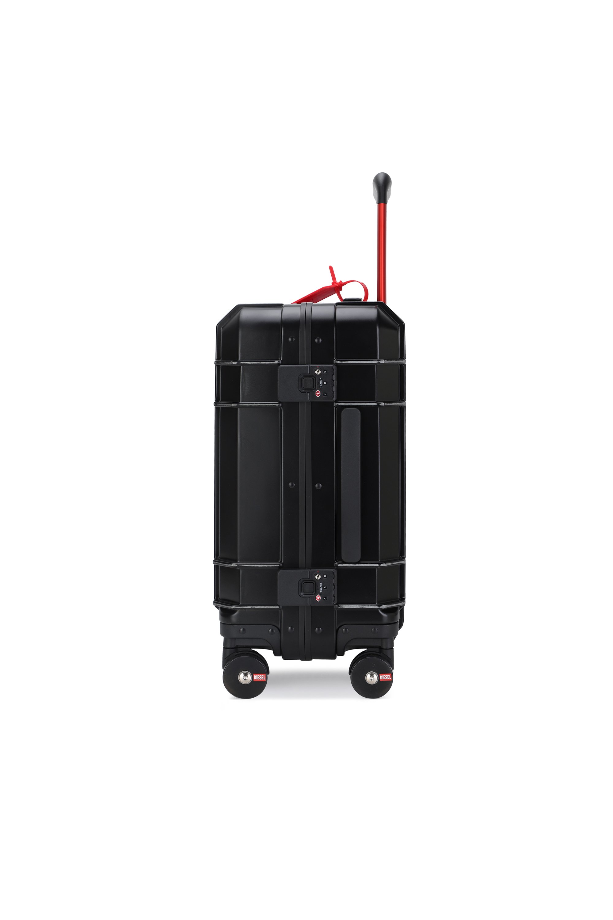 Diesel - DIESEL PC STRONG IMAGE TROLLEY- DSL003, Unisex's Rugged suitcase size S in Black - 4