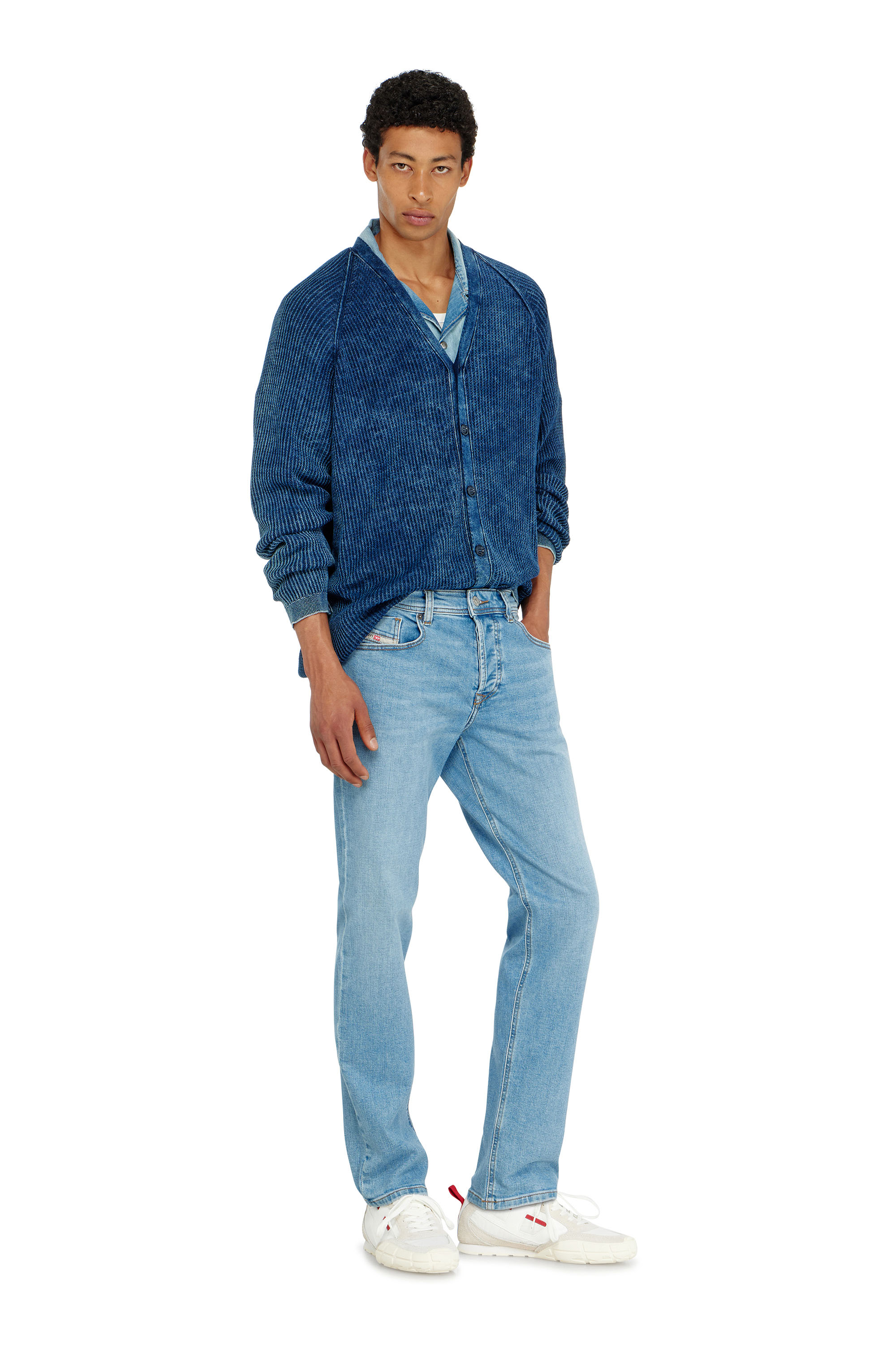 Diesel - Man's Regular Jeans 2023 D-Finitive 0HDBJ, Light Blue - 1
