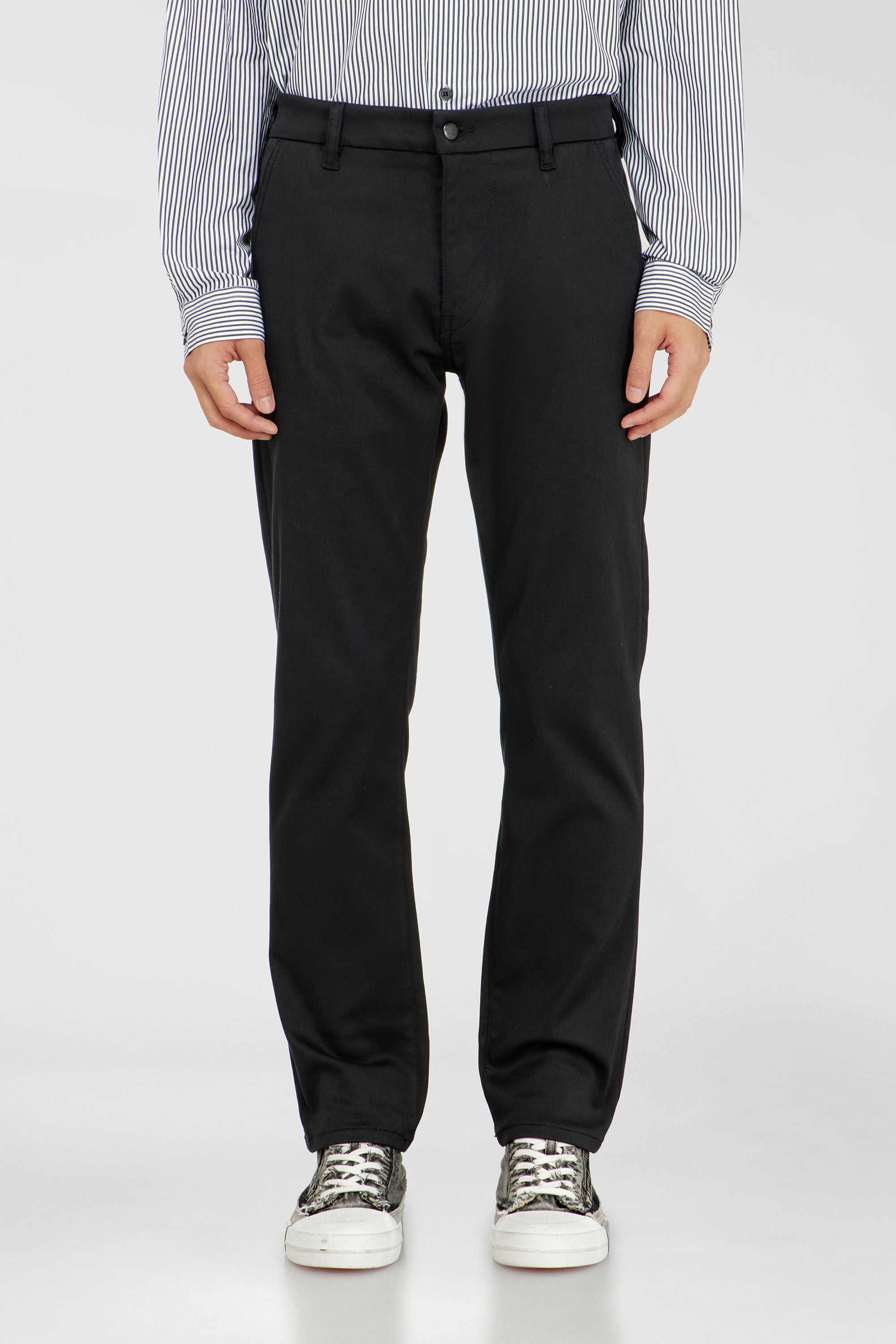 Diesel - Man's Regular D-Raww Joggjeans&reg; 06A20, Black/Dark grey - 2