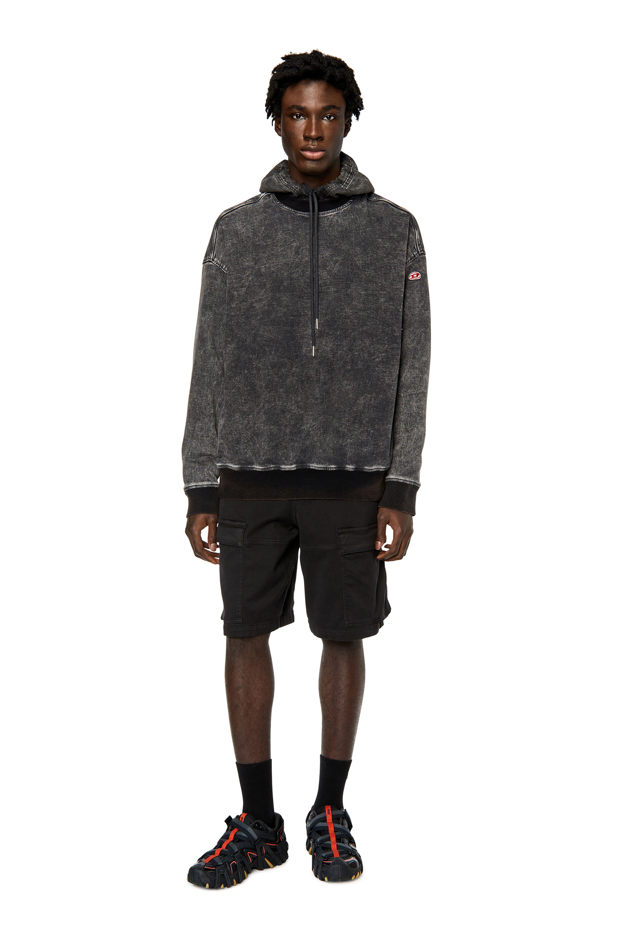 Men's Cargo shorts in JoggJeans | Black | Diesel