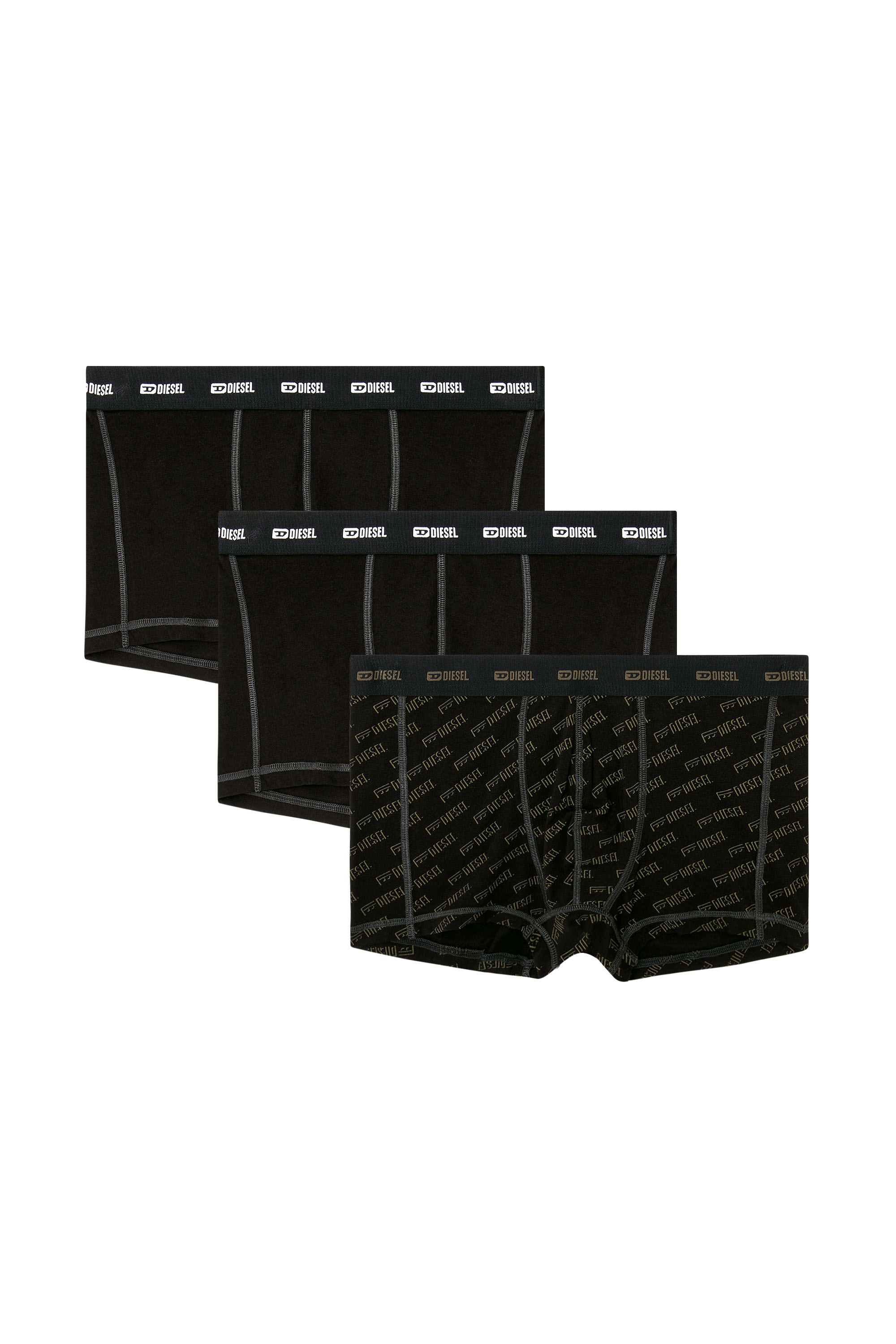 Diesel - DAMIEN-UTLT-3PACK, Lot de 3 boxers avec logo stylisé Homme in Polychrome - 4
