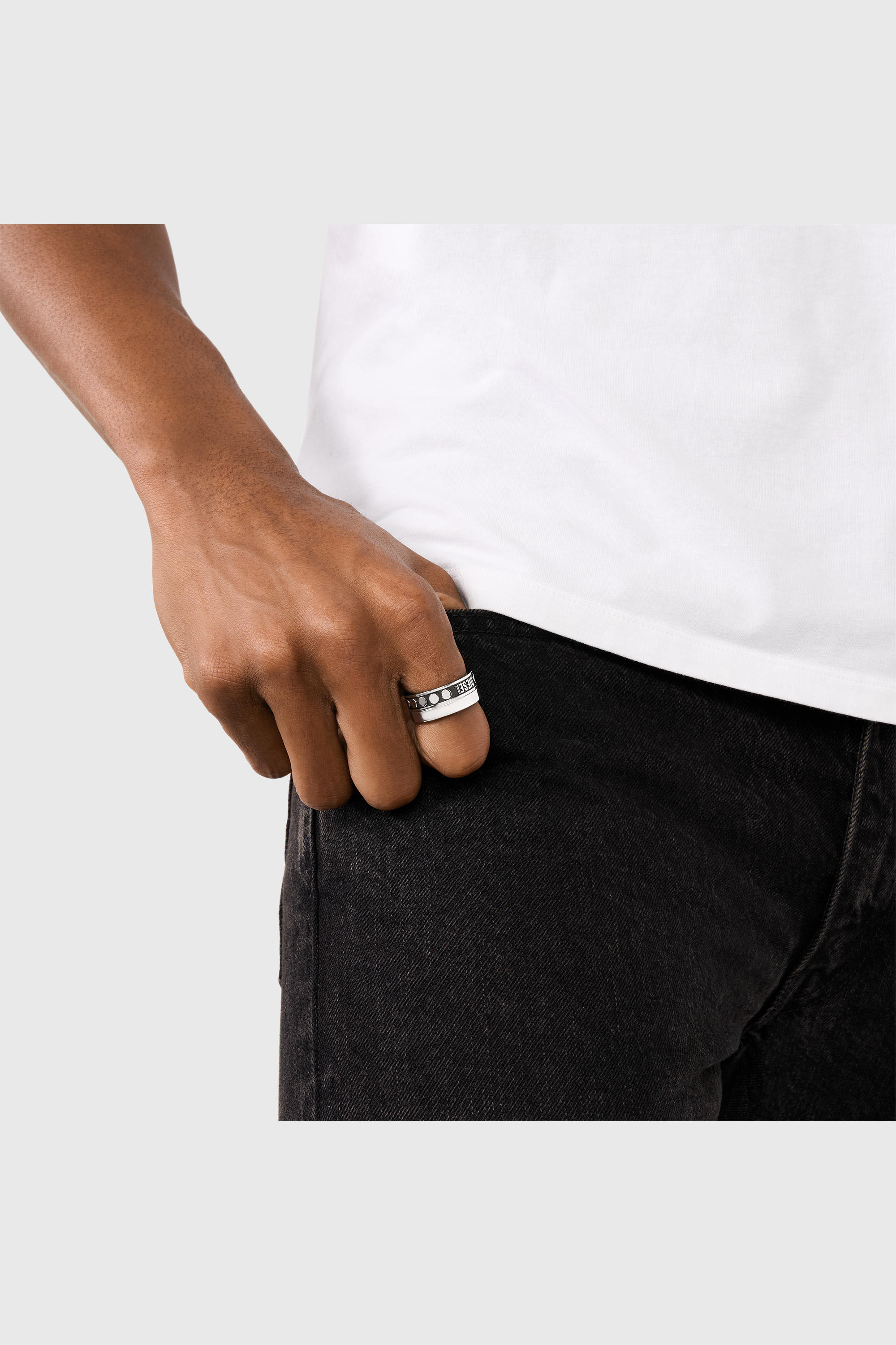 DX1170 Man: Stainless Steel Ring Set | Diesel
