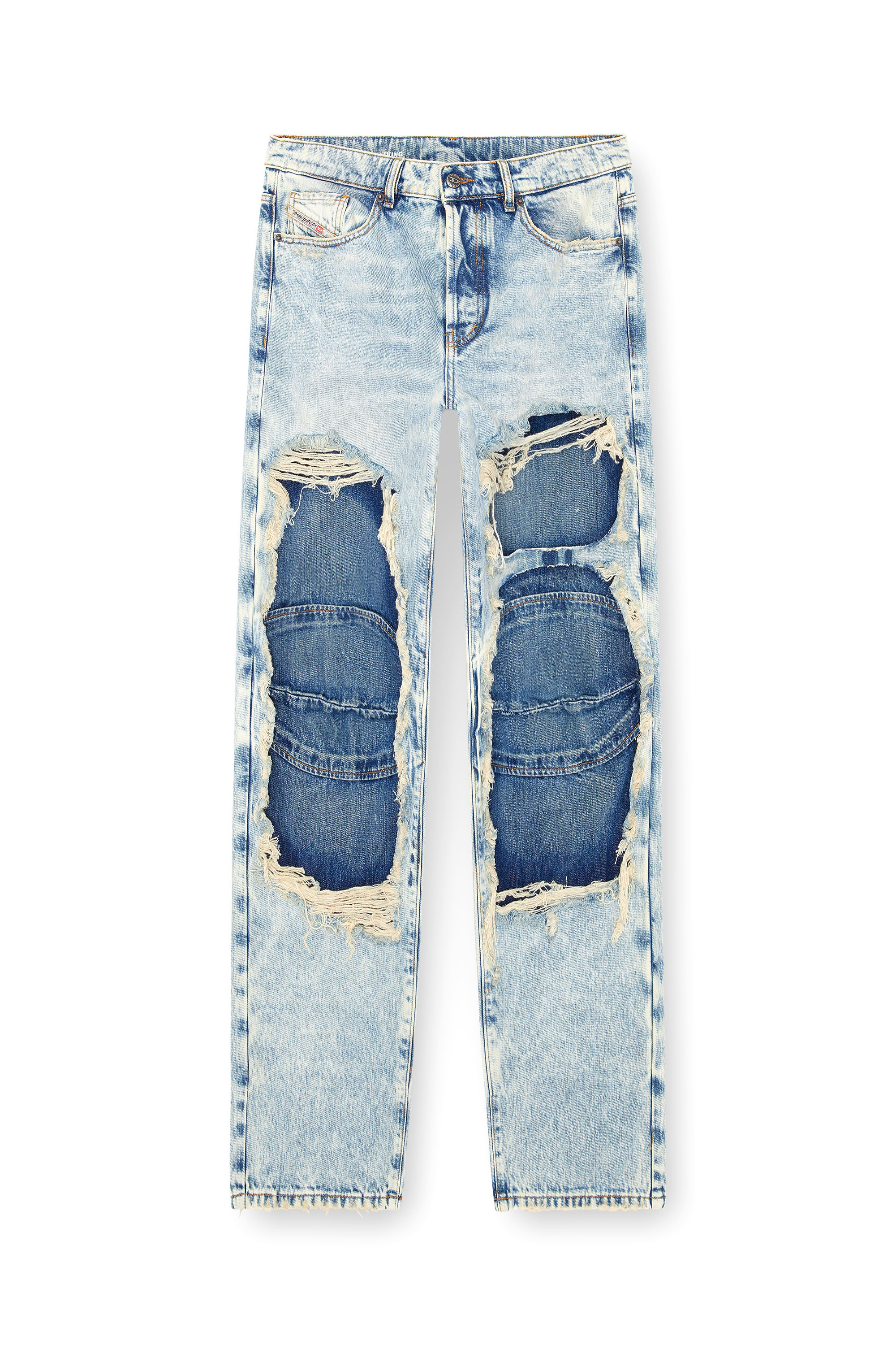 Diesel - Relaxed Jeans D-Fire 0AJEN Mixte, Bleu Clair - Image 3