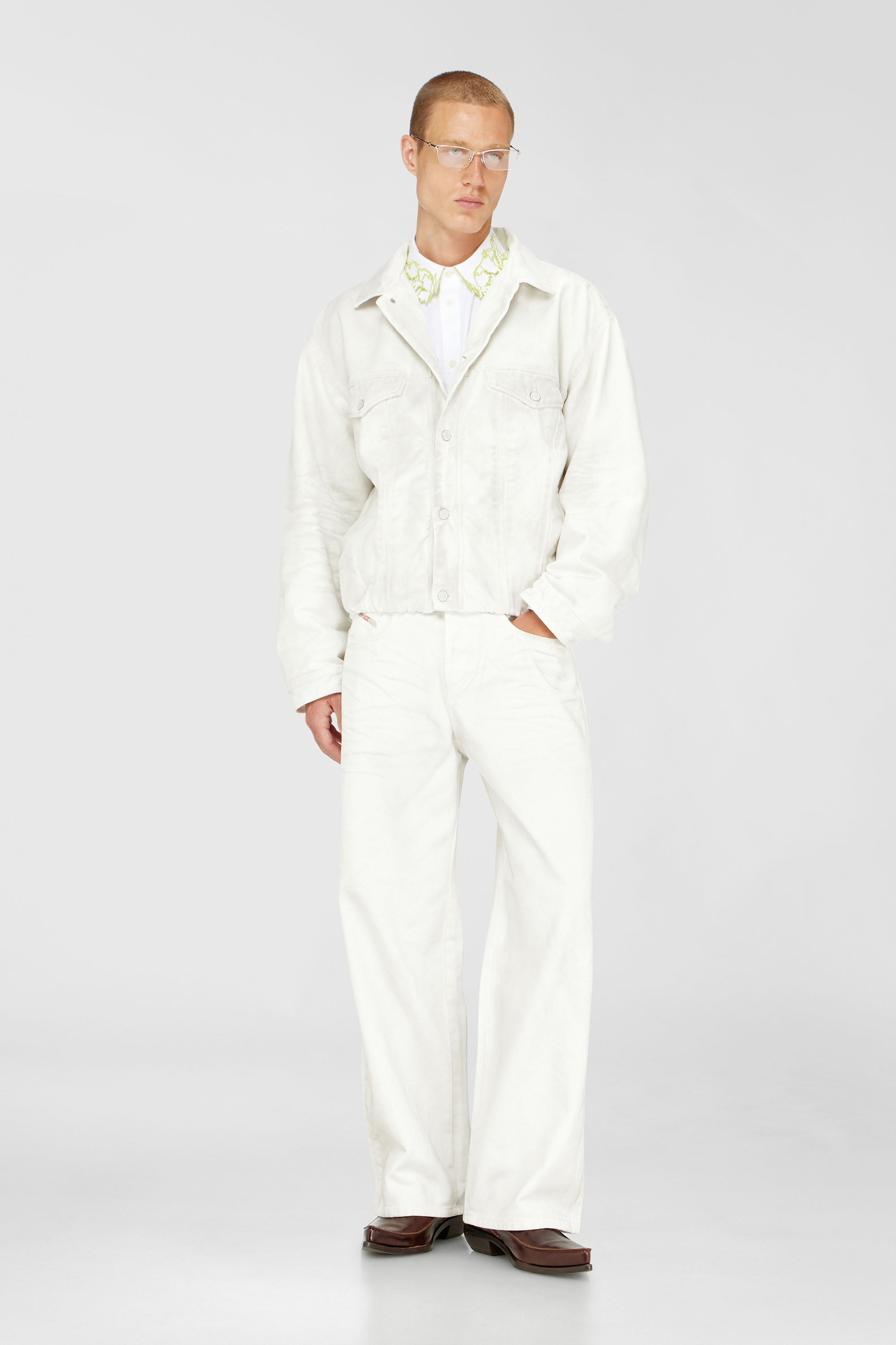 Diesel - Relaxed Jeans 1982 D-Hakou 007GG Unisex, Blanco - 1