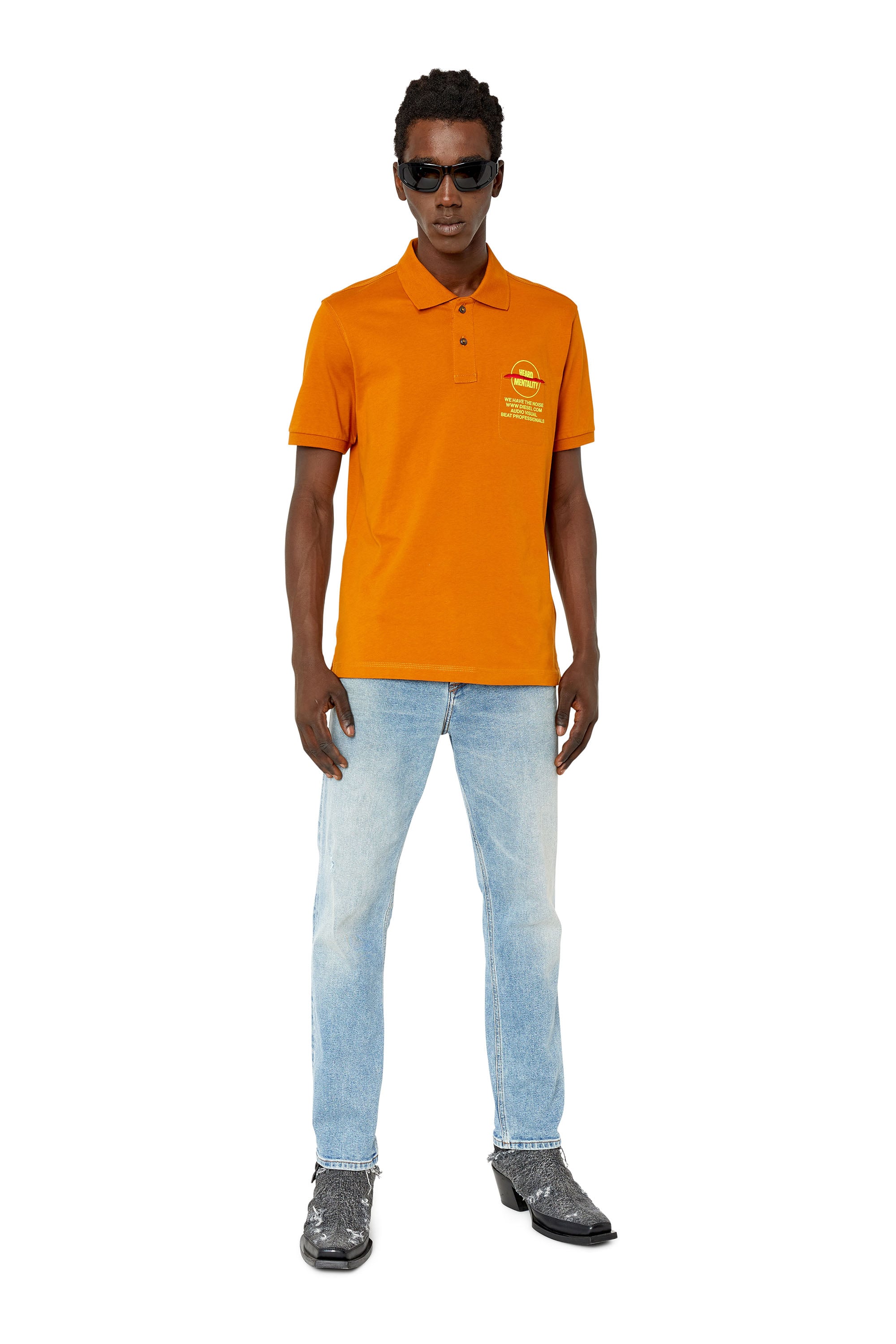 2005 D-FINING Man: tapered with button fly Light blue Jeans | Diesel