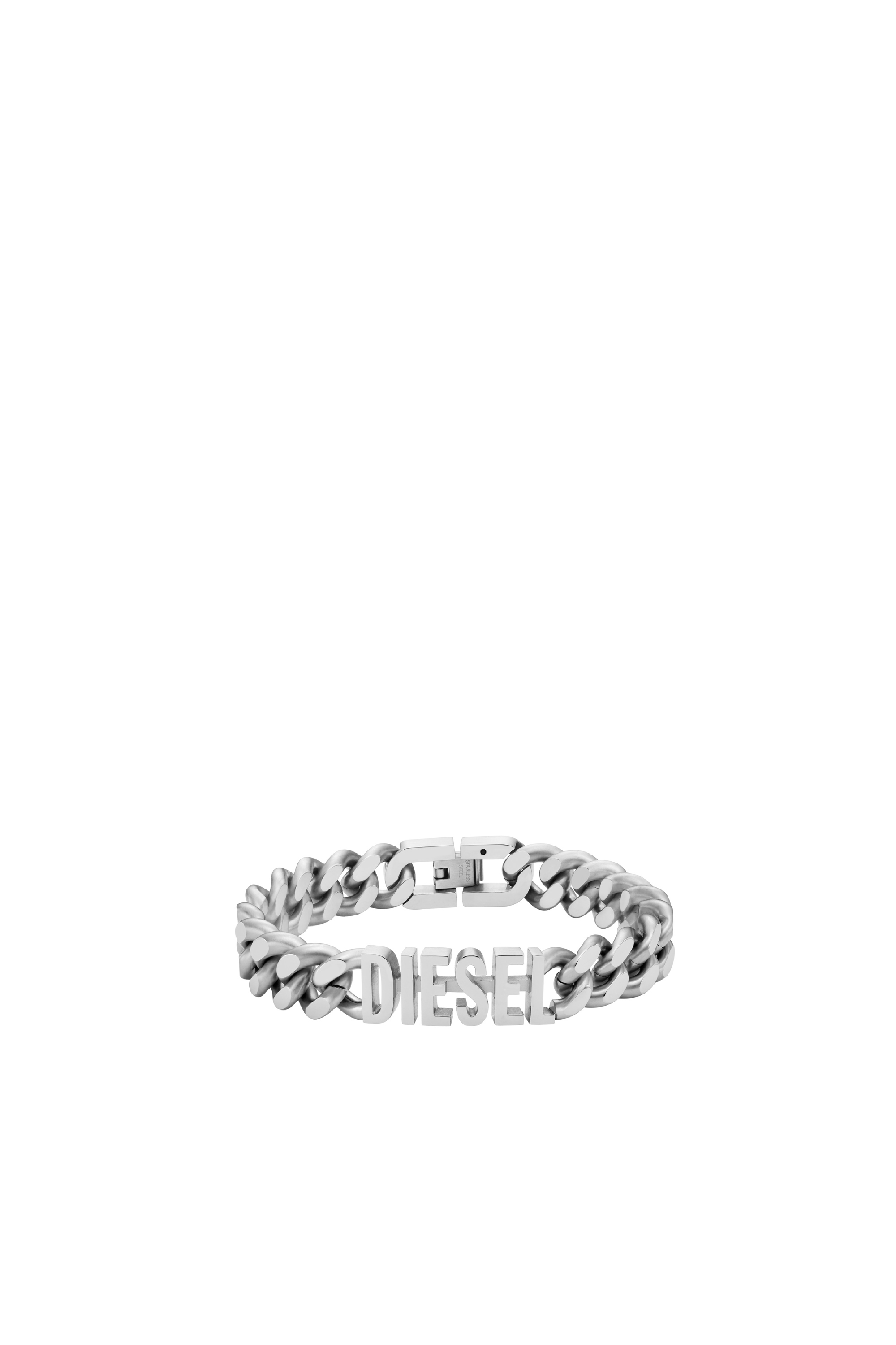 Men's Stainless steel chain bracelet | Silver | Diesel