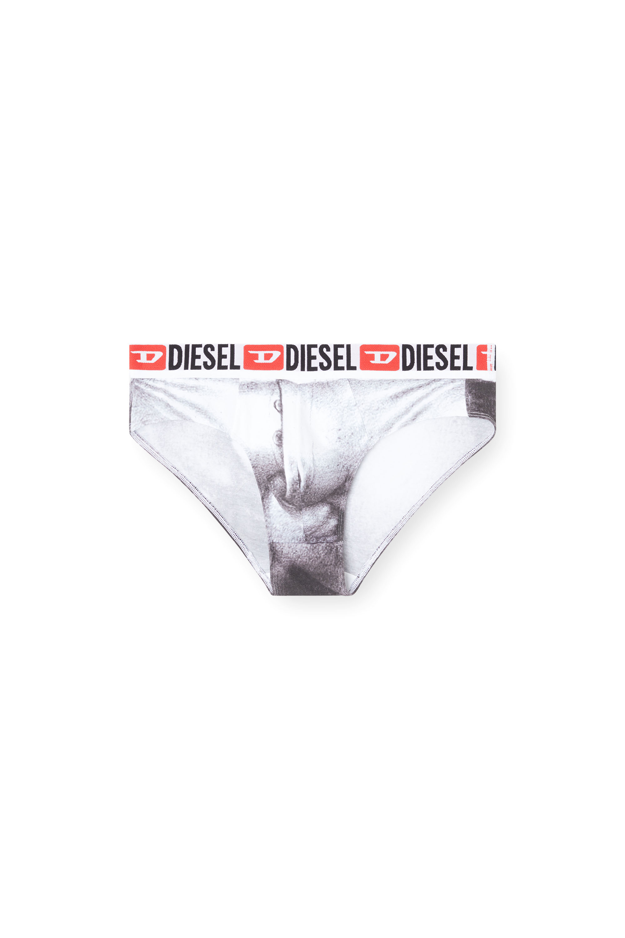 Diesel - PR-ANDRE, Slip avec imprimé graphique Homme in Blanc - 2