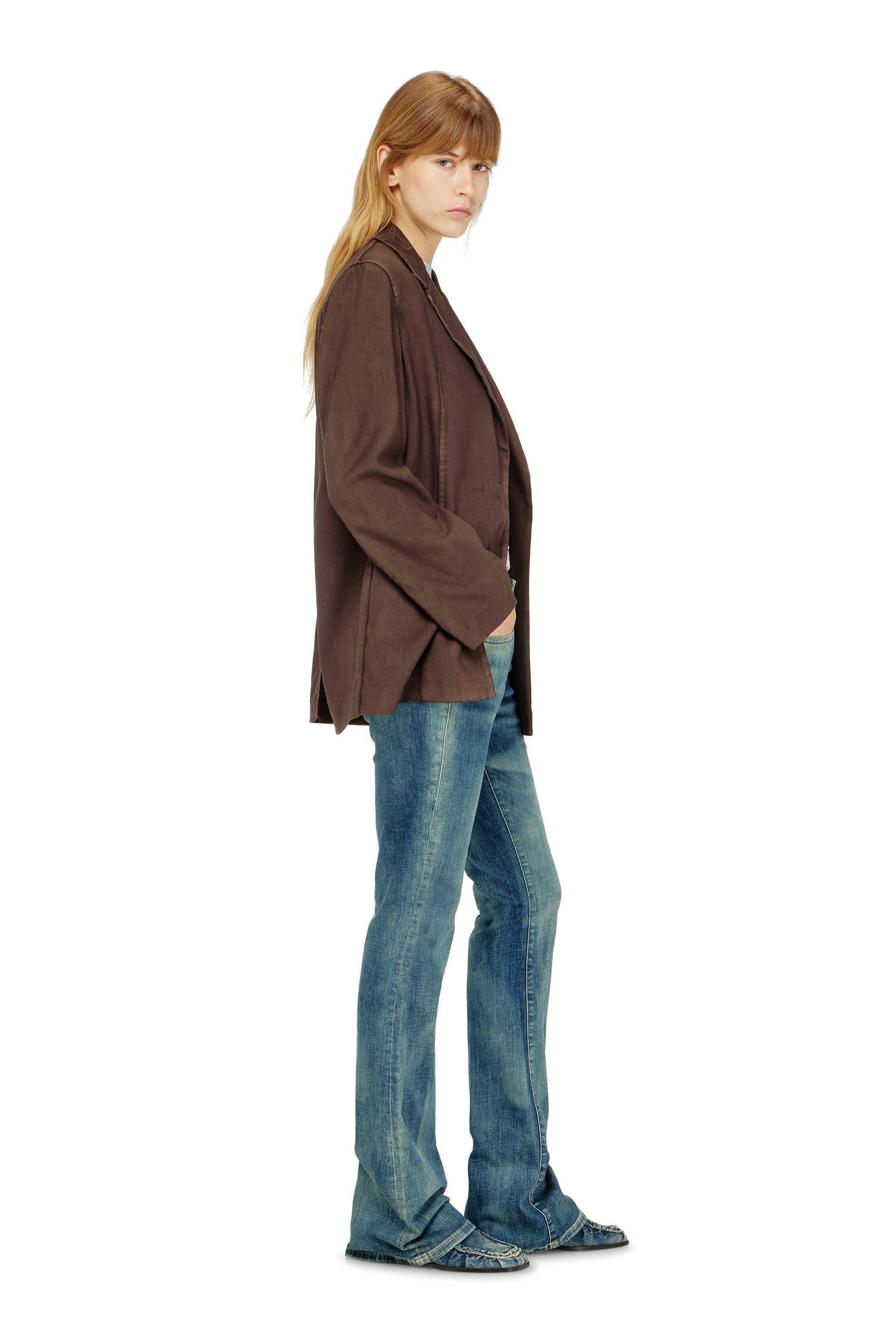 Diesel - Bootcut Jeans 1969 D-Ebbey 09P41 Mujer, Azul medio - 2